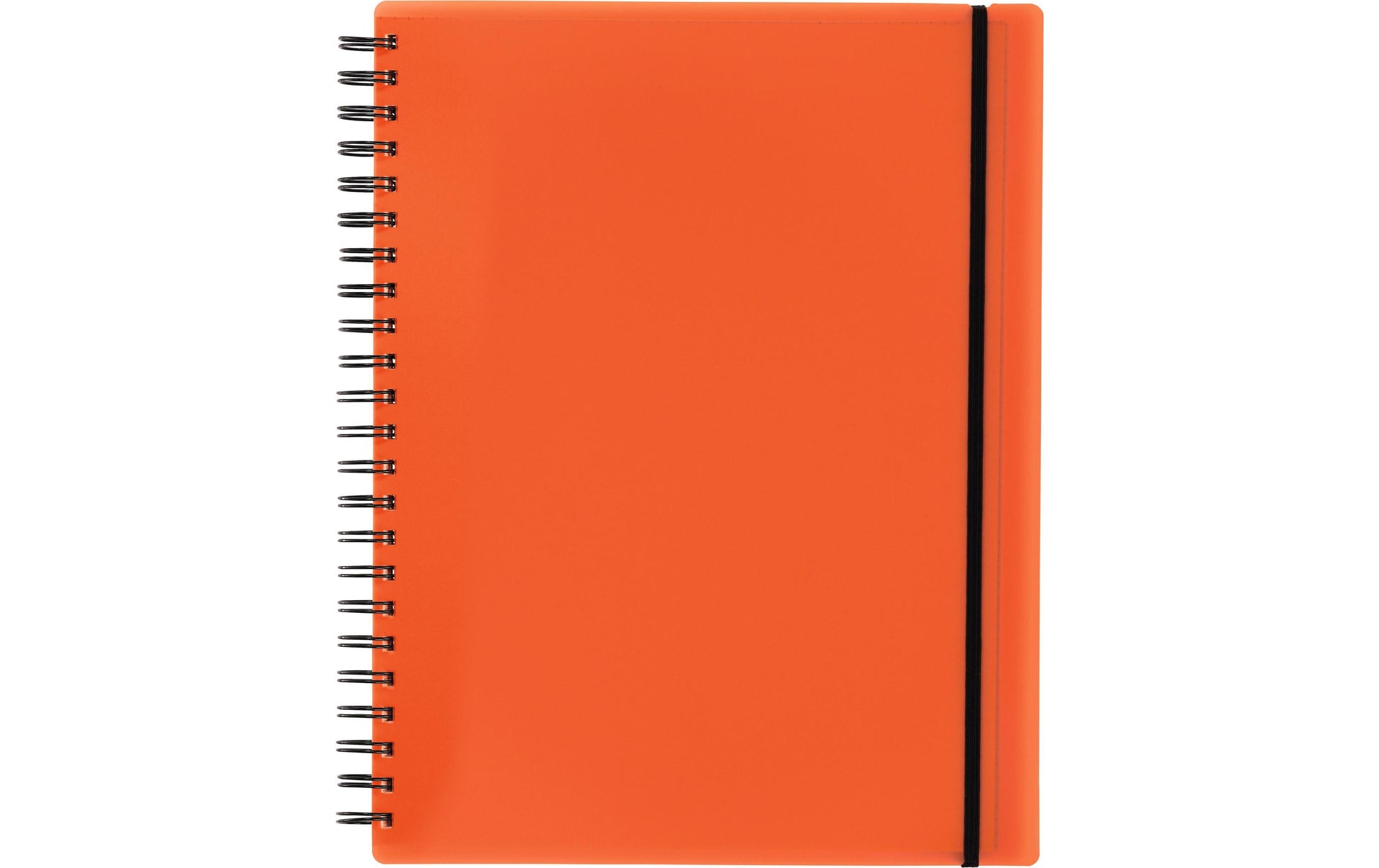 Kolma Collegeblock A4, kariert, Spiralbindung, 100 Blatt, 4-fach gelocht, perforiert, 70 g/m² – orange