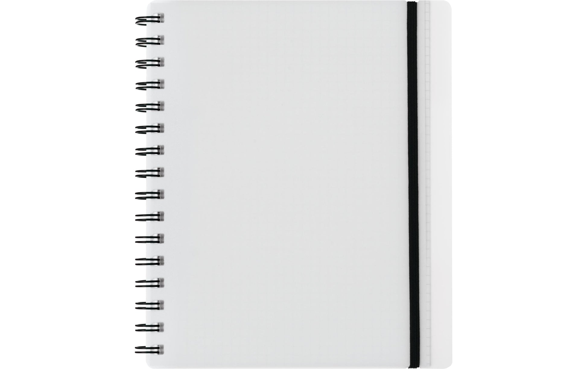 Kolma Collegeblock A5, kariert, Spiralbindung, 100 Blatt, 2-fach gelocht, perforiert, 70 g/m² – transparent