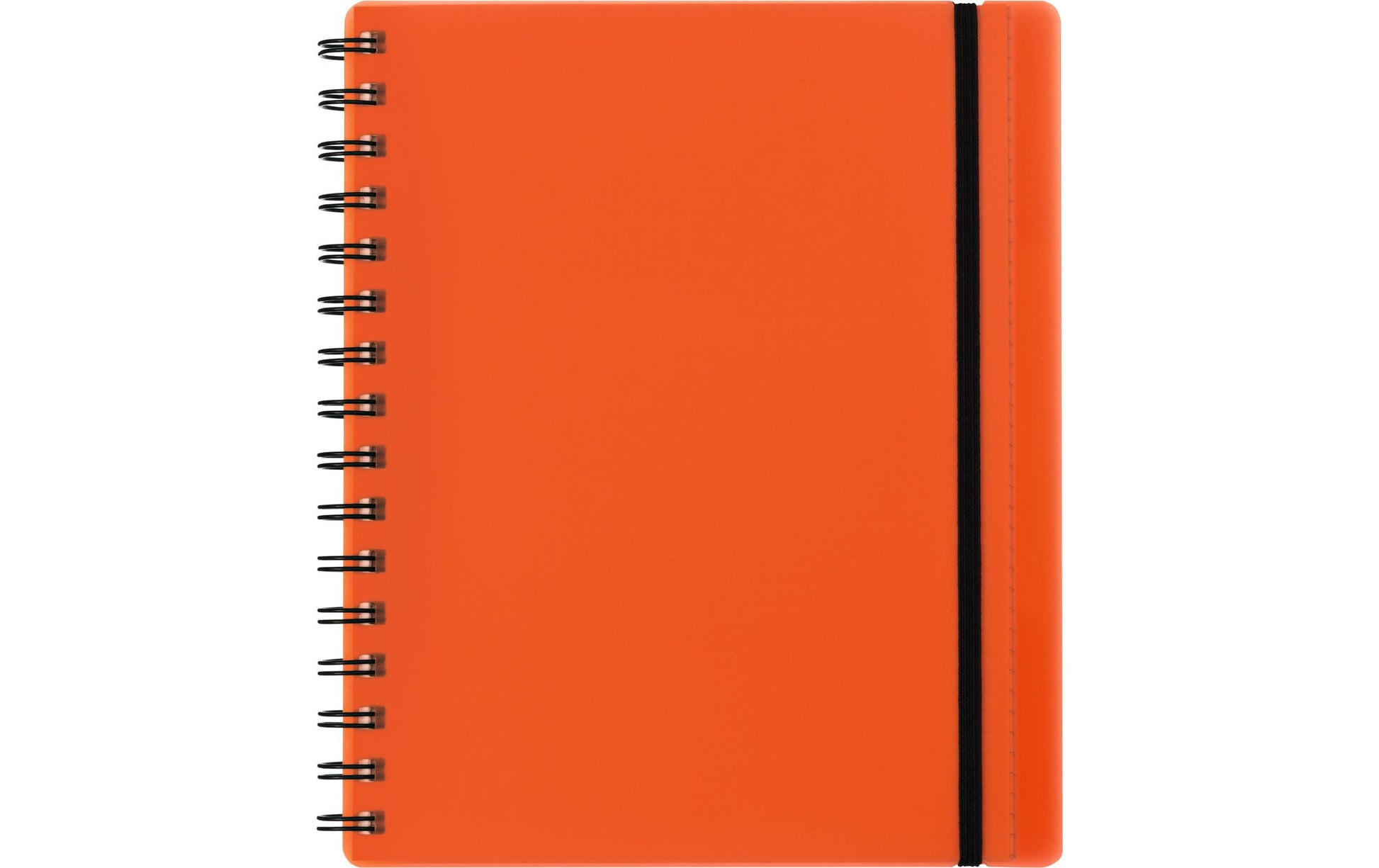 Kolma Collegeblock A5, kariert, Spiralbindung, 100 Blatt, 2-fach gelocht, perforiert, 70 g/m² – orange