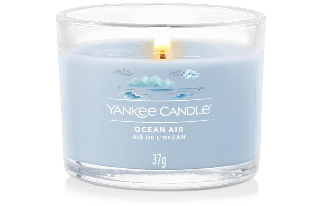 Yankee Candle Duftkerze – Ocean Air – Ø 5,4 × 4,5 cm – ca. 10 h