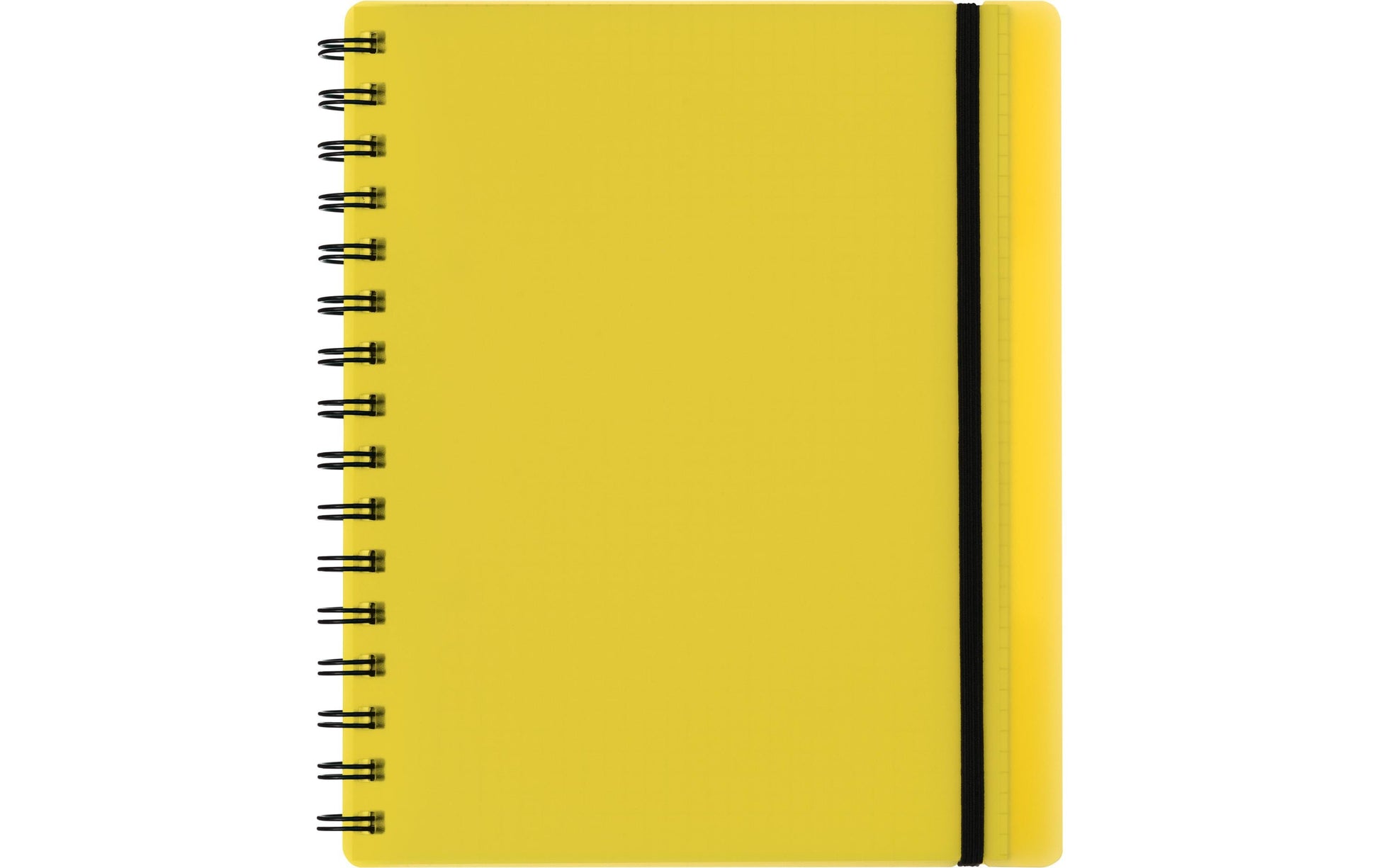 Kolma Collegeblock A5, kariert, Spiralbindung, 100 Blatt, 2-fach gelocht, perforiert, 70 g/m² – gelb