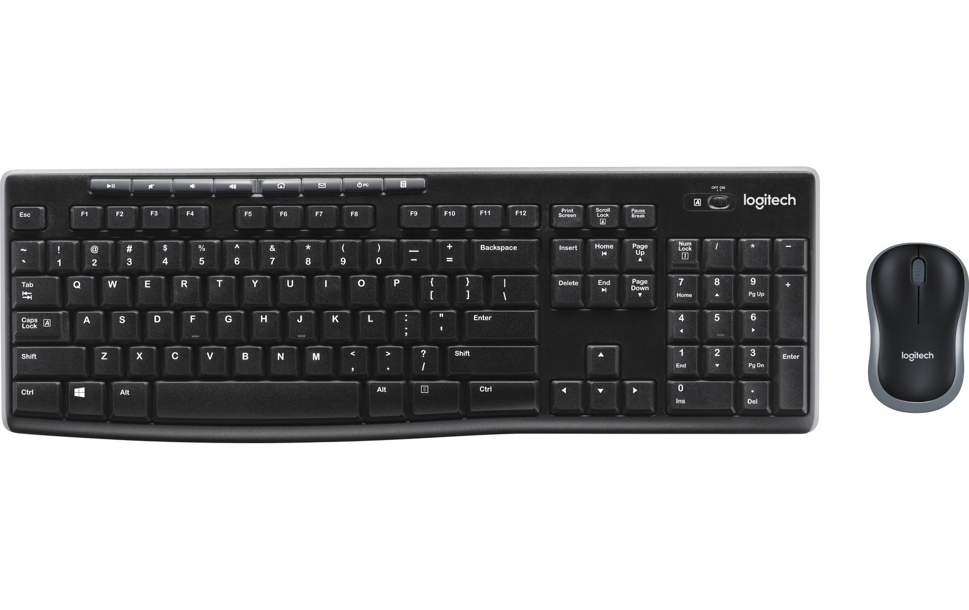 Logitech MK270 – Tastatur, kabellos, CH-Layout (DE-CH)