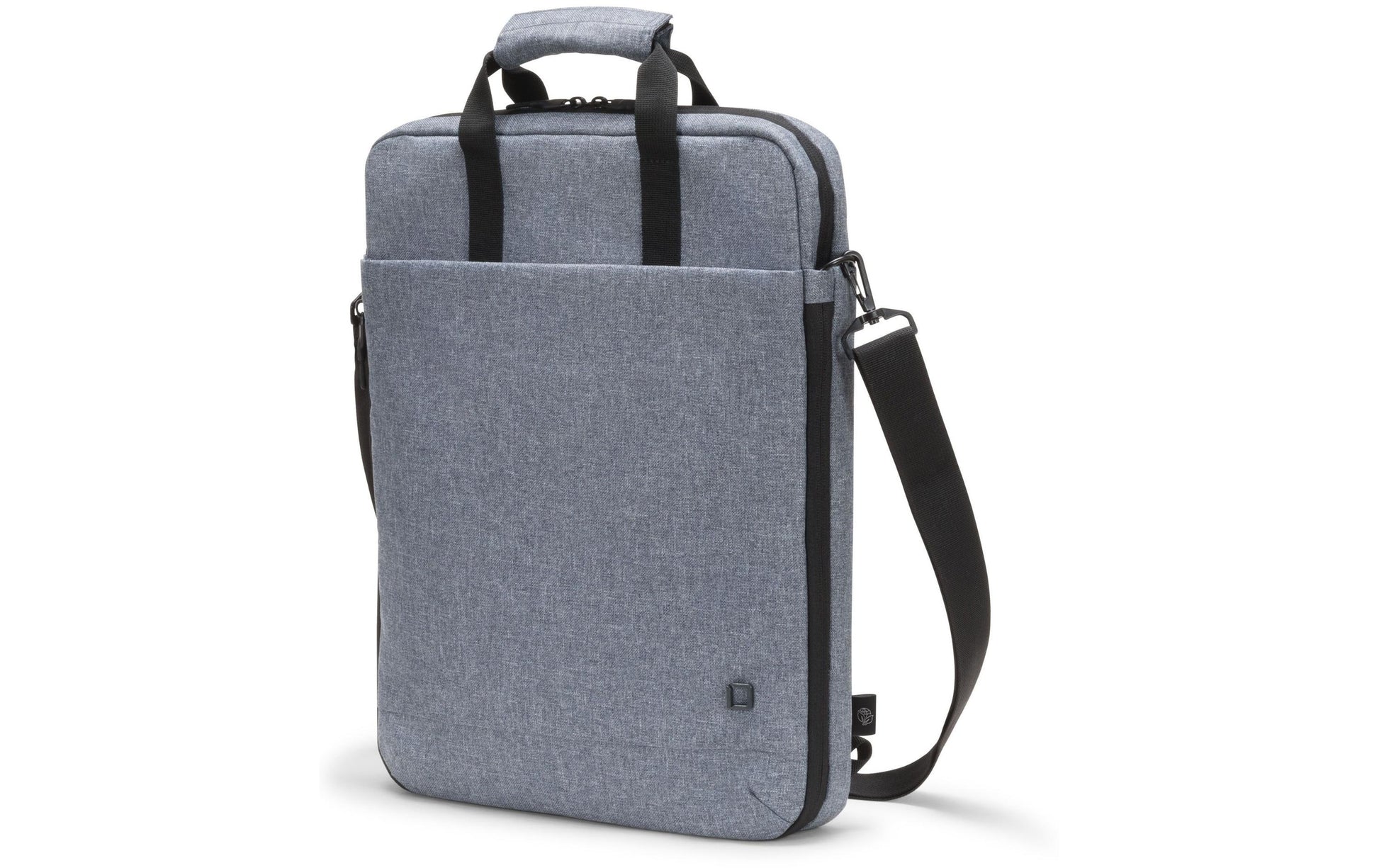 DICOTA Eco MOTION Notebook-Tasche bis 15,6" – 600D rPET, Schultergurt – Blau