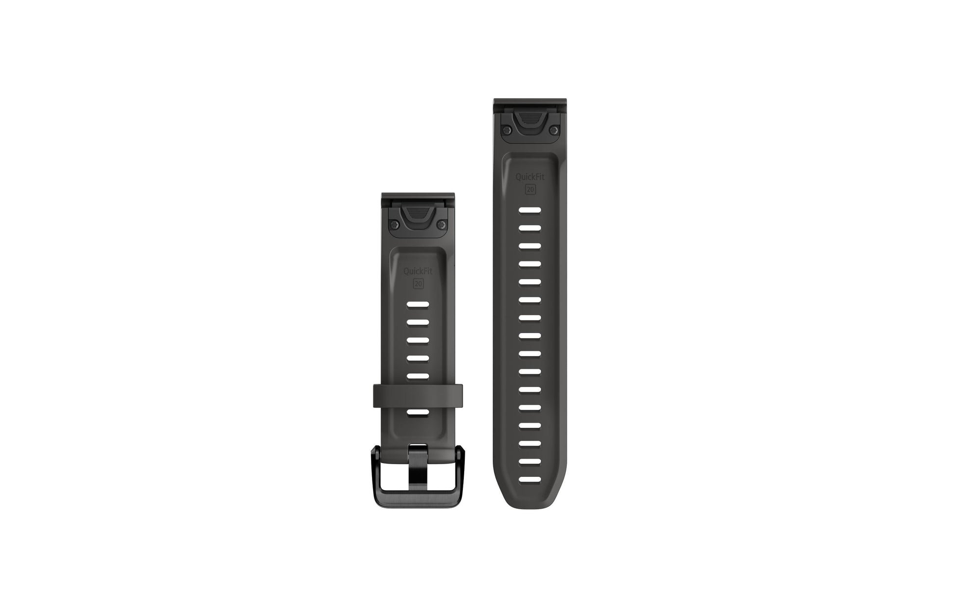 Garmin QuickFit 20 mm Silikon – Anthrazit, für fēnix 7S