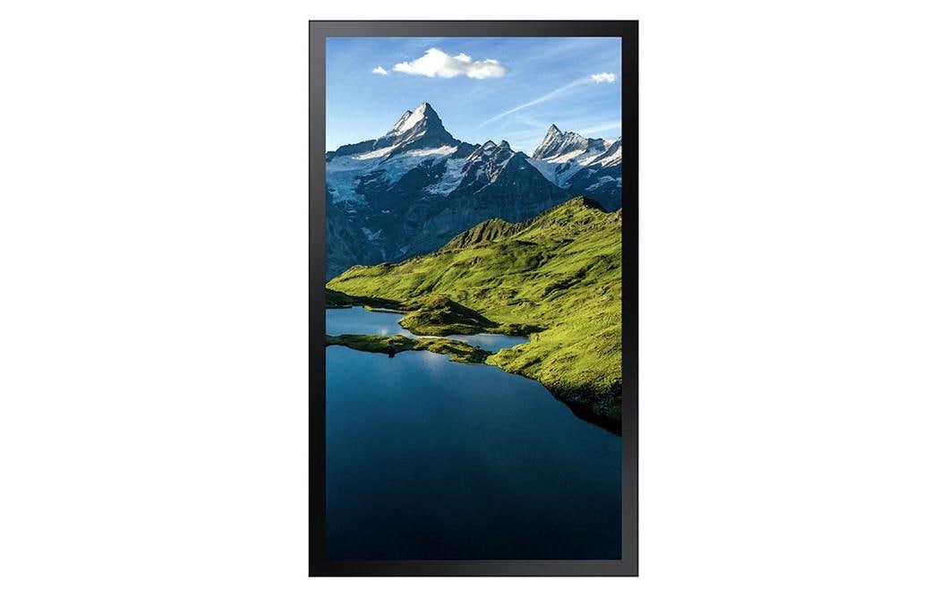 Samsung OH75A – Public Display, 75" 4K UHD (3840 × 2160), ADS, 3500 cd/m², 24/7, Tizen (SSSP), Schwarz