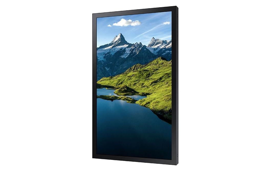 Samsung OH75A – Public Display, 75" 4K UHD (3840 × 2160), ADS, 3500 cd/m², 24/7, Tizen (SSSP), Schwarz