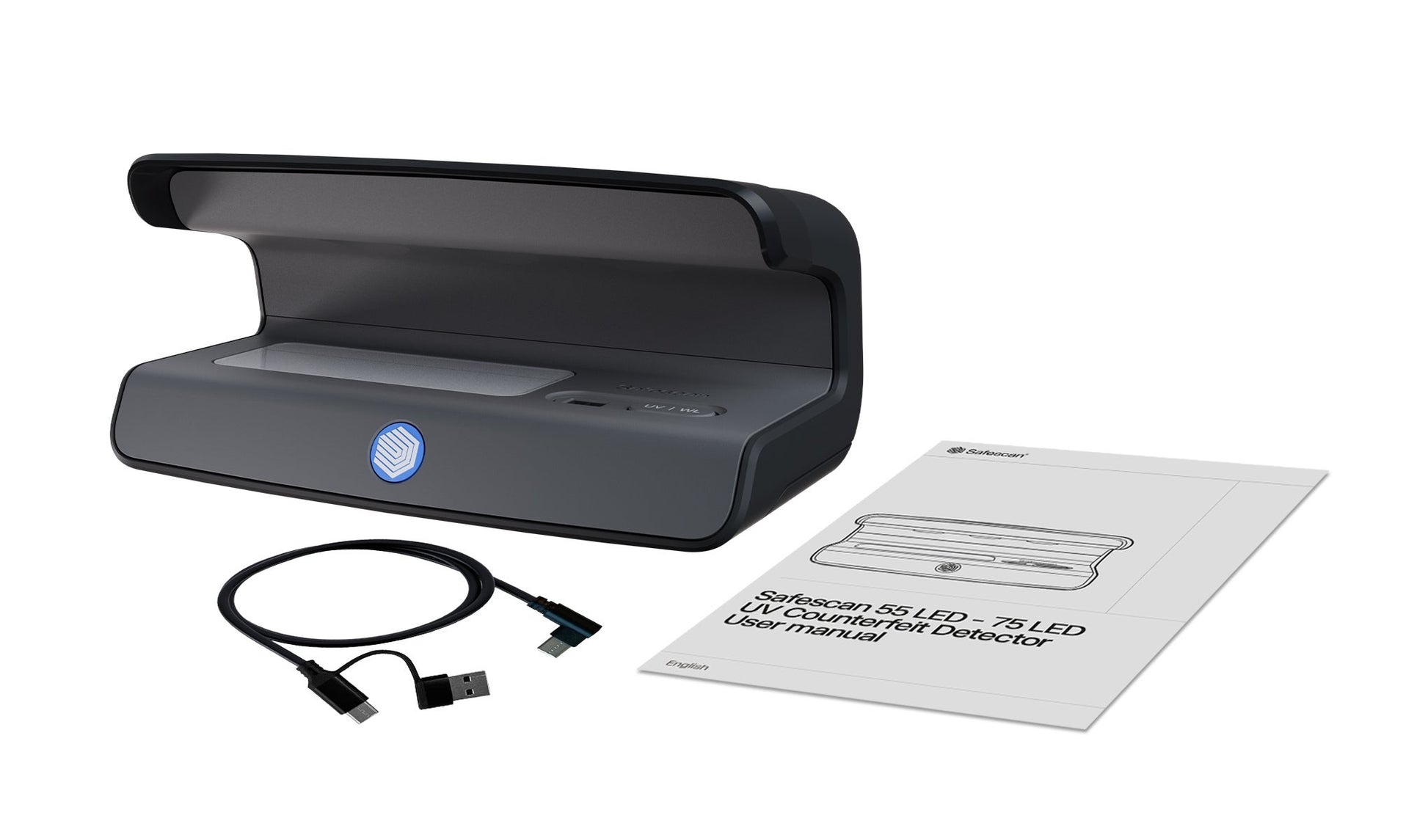 Safescan Geldscheinprüfgerät, Schwarz, SS75 LWD