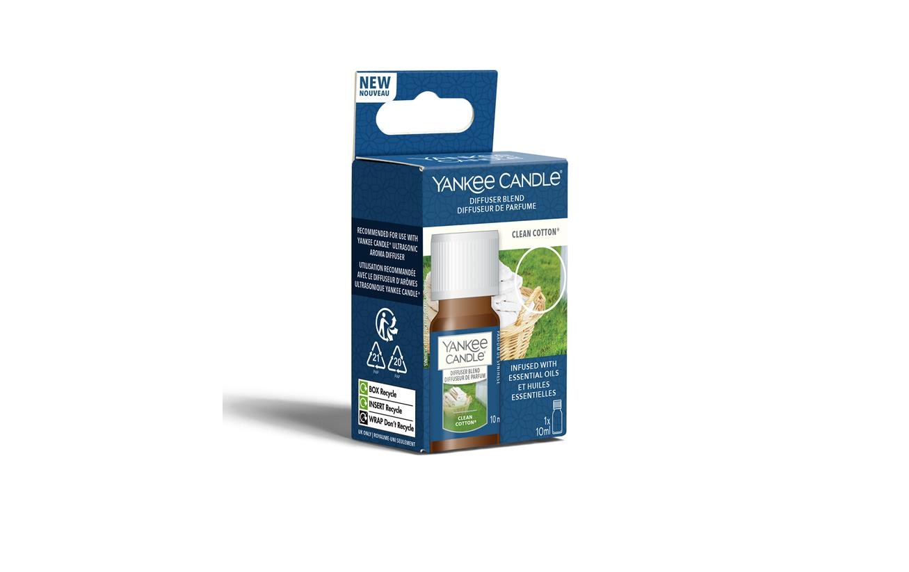 Yankee Candle Clean Cotton – Duftöl, 10 ml