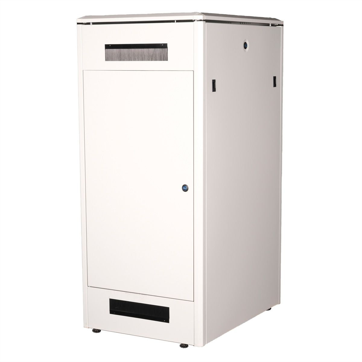 ROLINE Pro – 19" Netzwerkschrank 26U, IP20, abschliessbar, 600 × 800 × 1342 mm, lichtgrau, Stahl