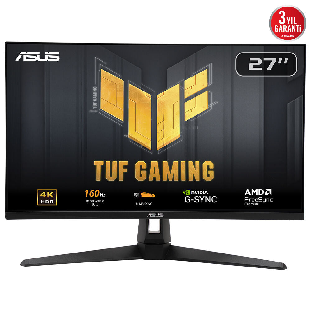 ASUS VG27UQ1A – Monitor, 27", HDR, 1 ms, ELMB Sync, 95% DCI-P3, AMD FreeSync Premium, NVIDIA G-SYNC Kompatibel