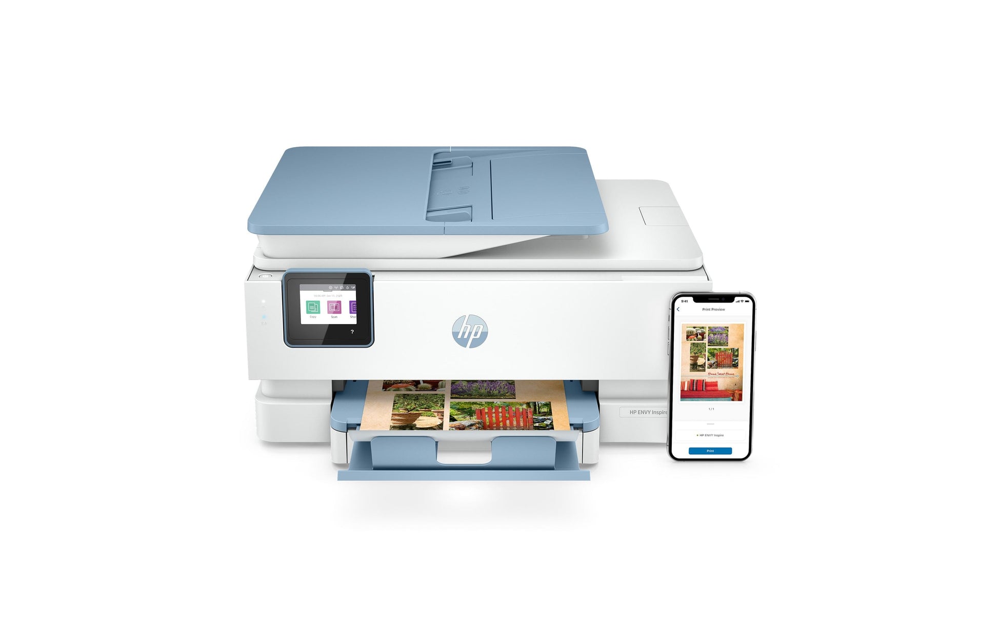 HP ENVY INSPIRE 7921E – Farbiges Tintenstrahl-MFP, 3-in-1 – ADF, 35-Blatt ADF