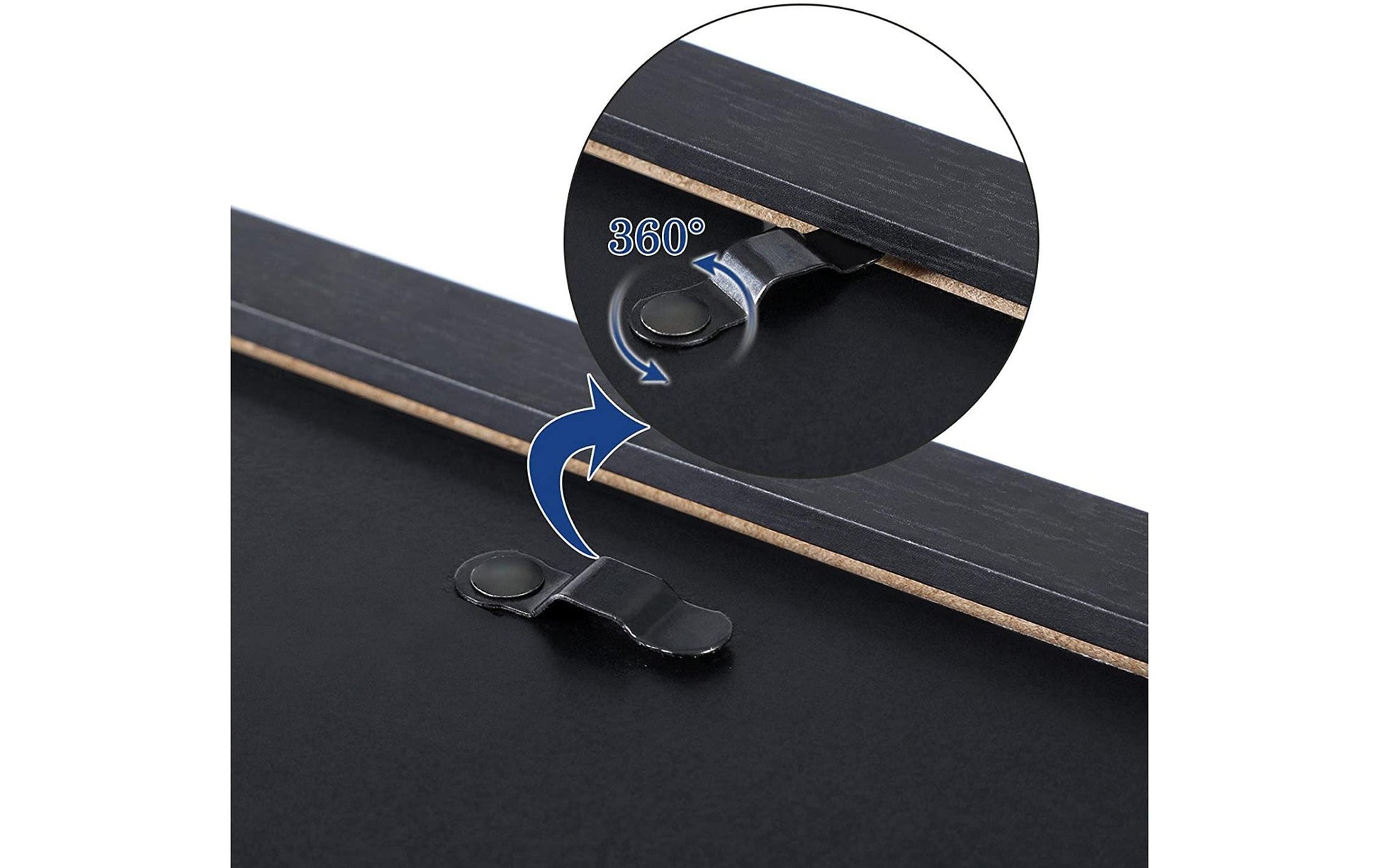 Songmics Bilderrahmen – für 20 × 25 cm – 10-teilig – MDF & Kunststoff, schwarz