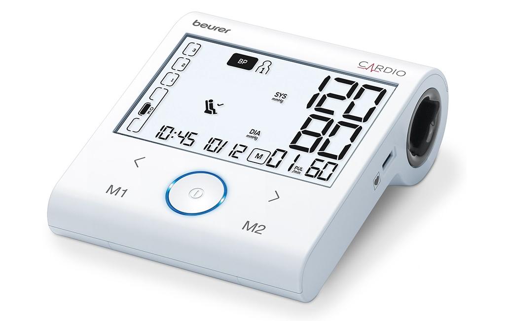 Beurer Blutdruck- / Pulsmessgerät BM96 – Oberarm – EKG, App-kompatibel, 22–42 cm