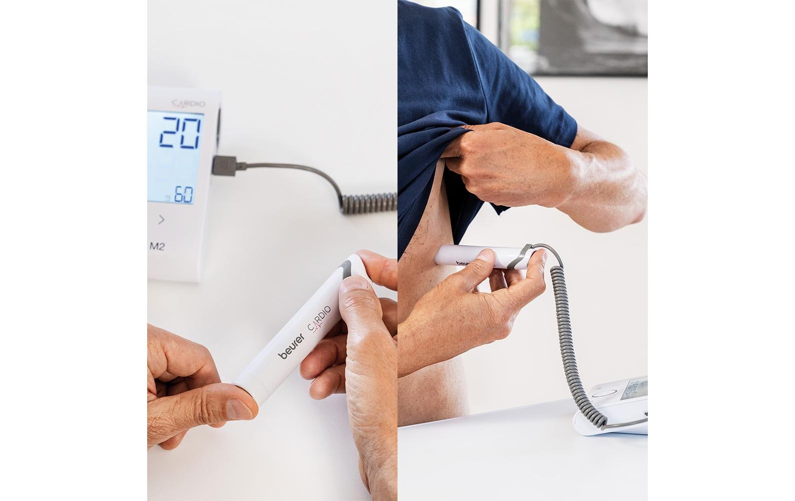 Beurer Blutdruck- / Pulsmessgerät BM96 – Oberarm – EKG, App-kompatibel, 22–42 cm
