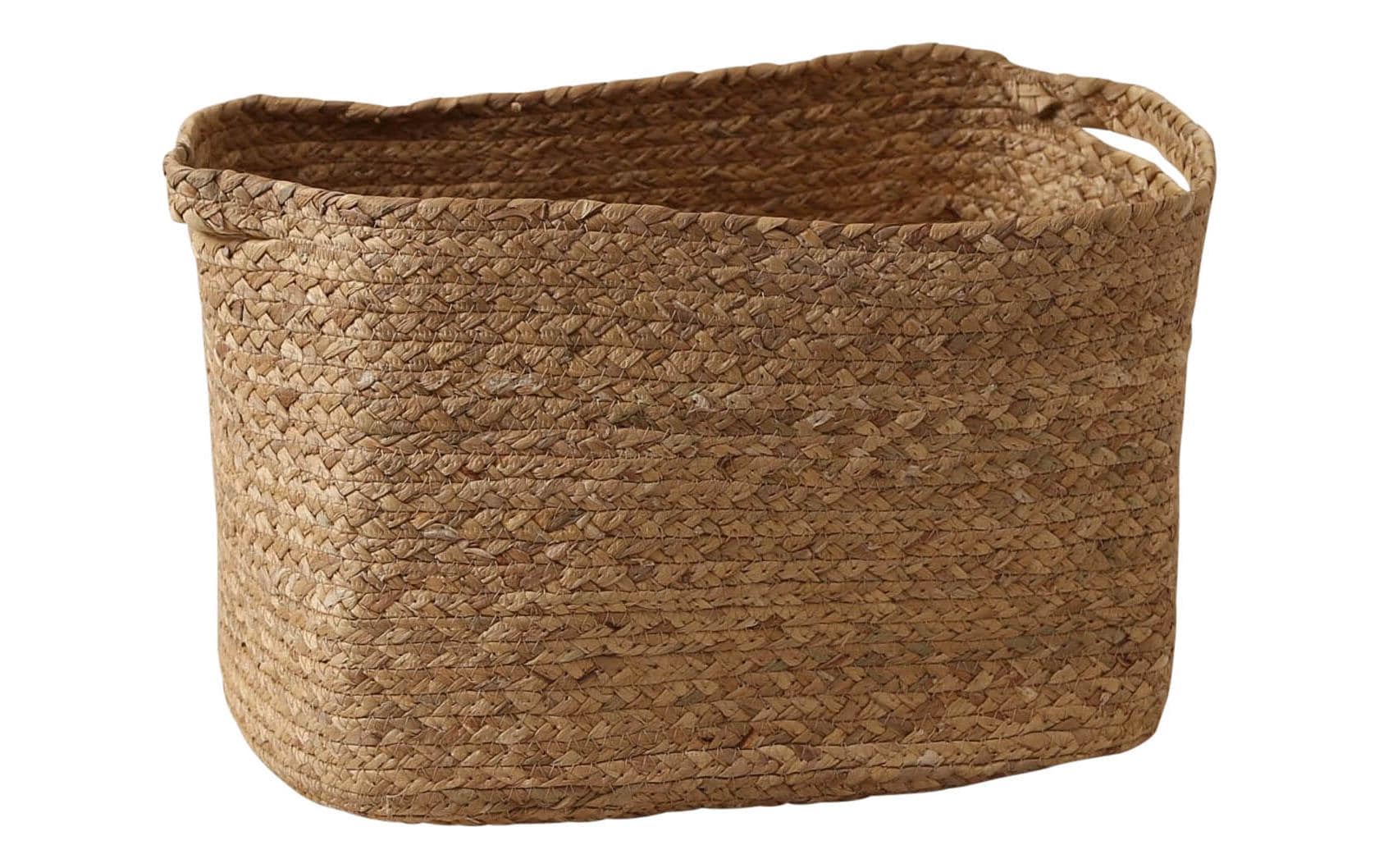 Esmée Aufbewahrungskorb – Grashalm – Braun – 380 × 240 × 260 mm