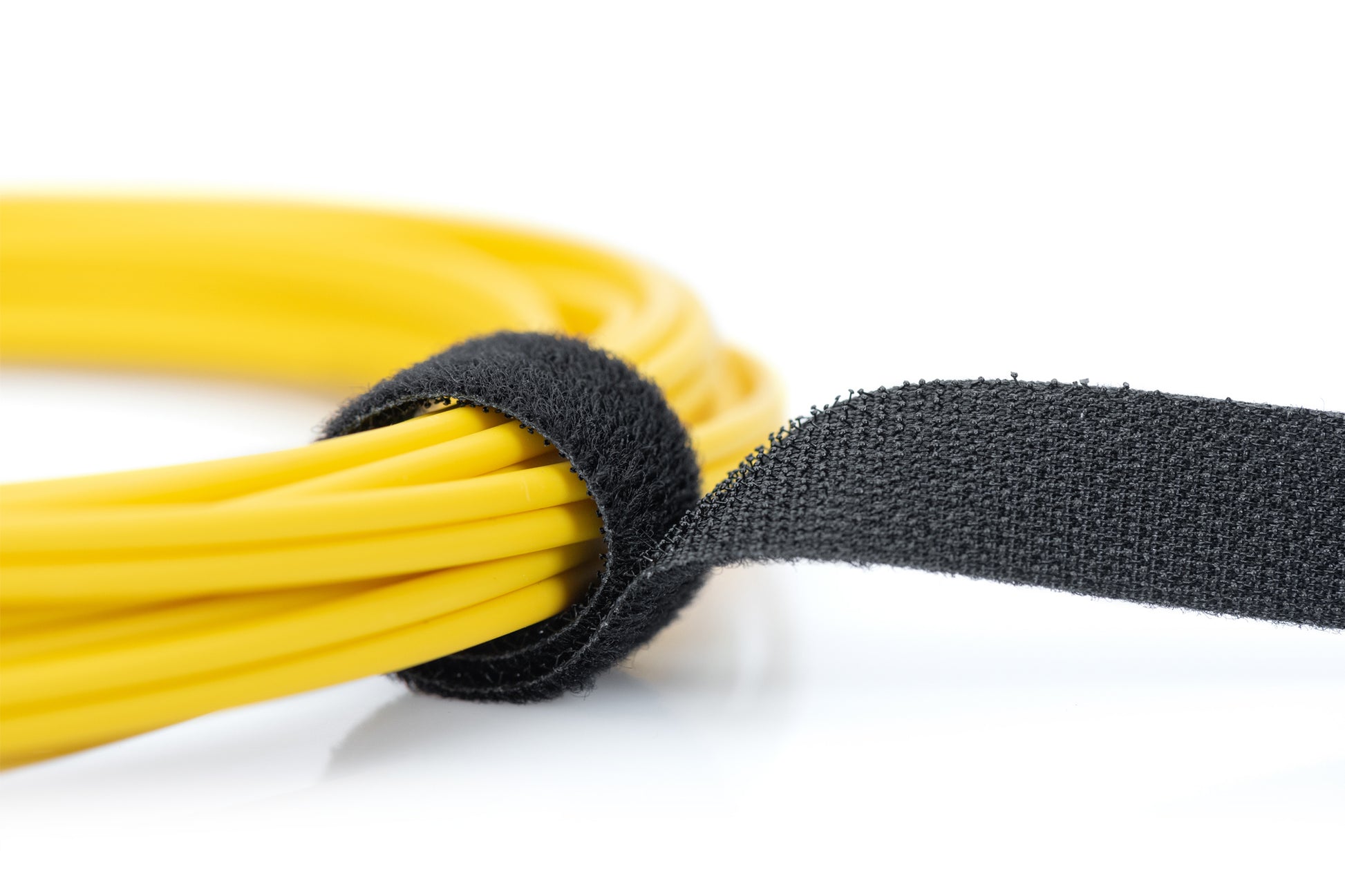 Digitus Klettband – 15 mm, schwarz, Stoff, 10 Stück
