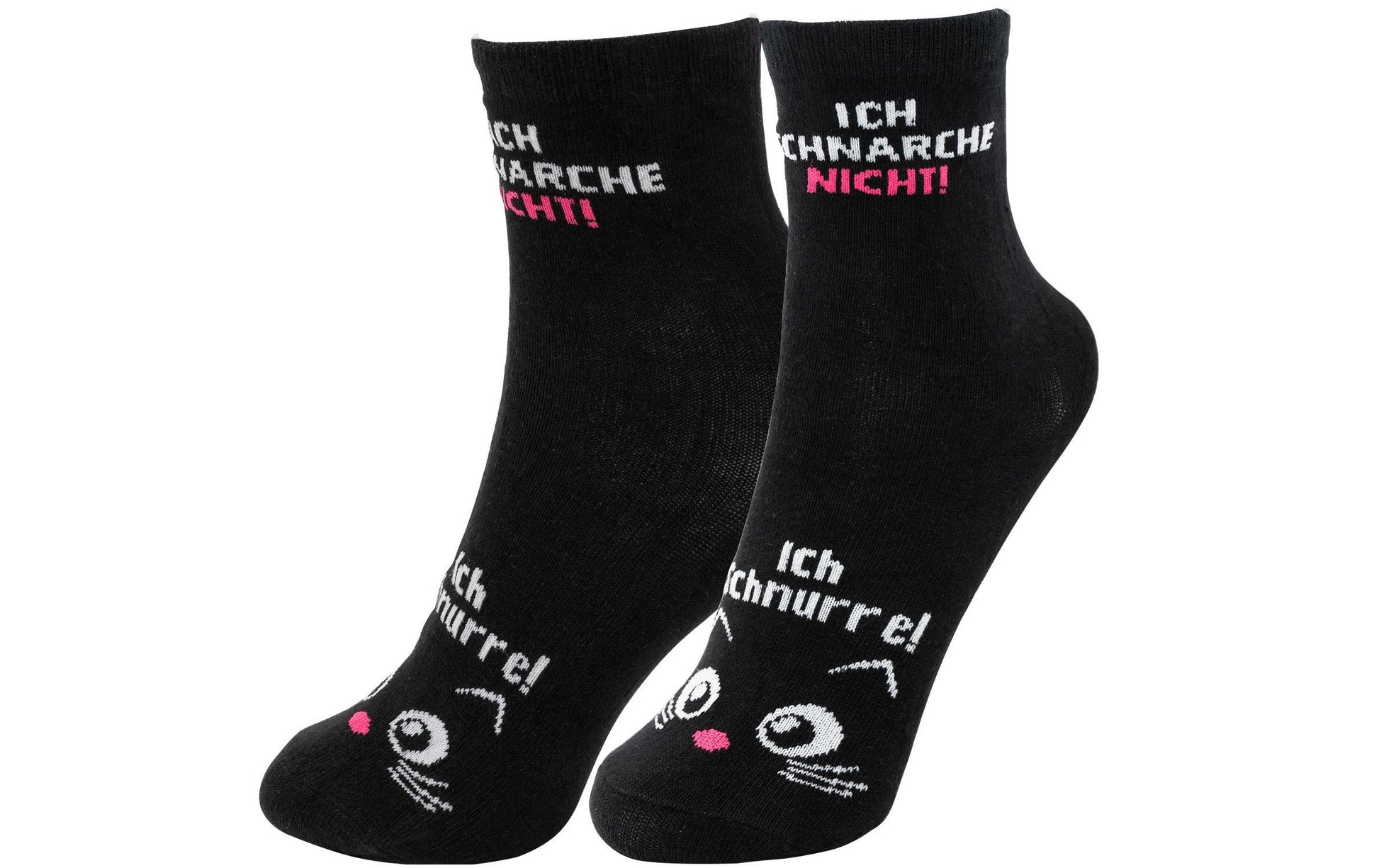 Sheepworld Zaubersocken Ich schnarche nicht – Schwarz, Grösse 36–40