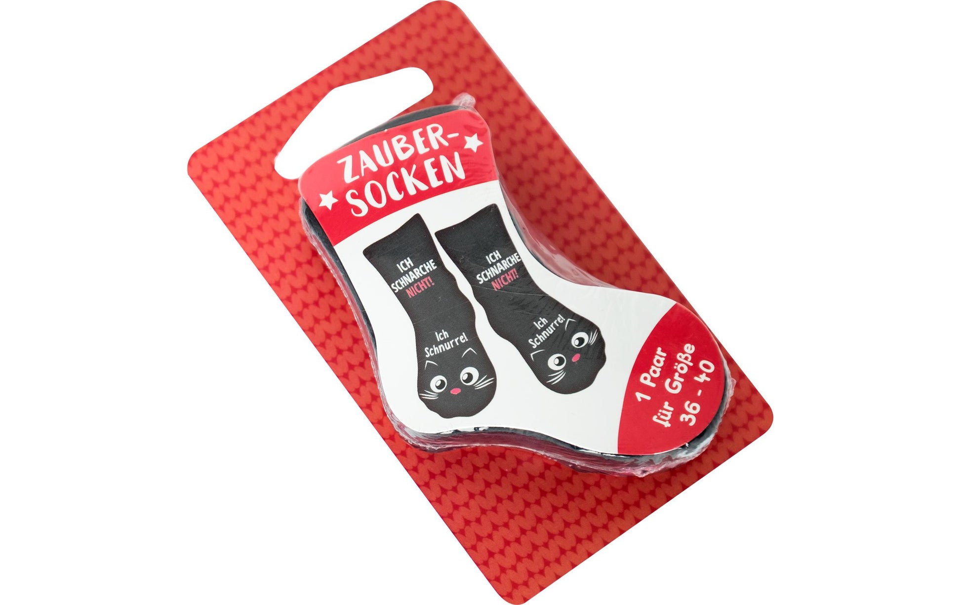 Sheepworld Zaubersocken Ich schnarche nicht – Schwarz, Grösse 36–40