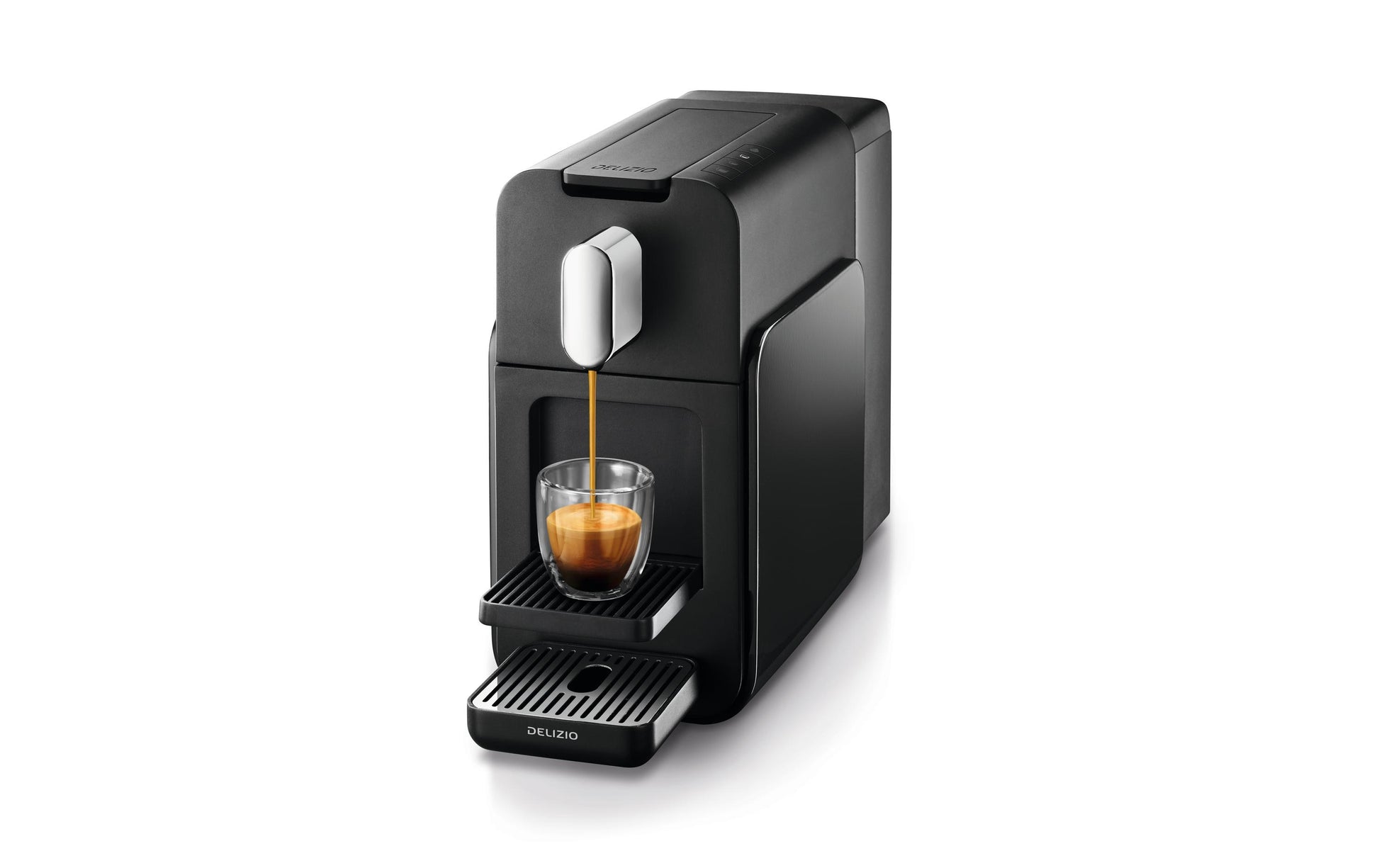 Delizio Brava Kapselmaschine – für Delizio-Kapseln, 1,3 l, Schwarz
