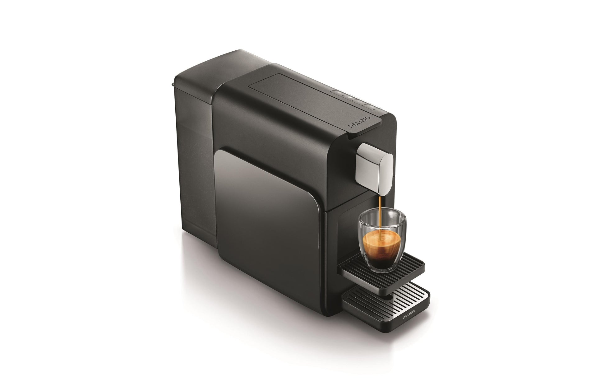 Delizio Brava Kapselmaschine – für Delizio-Kapseln, 1,3 l, Schwarz