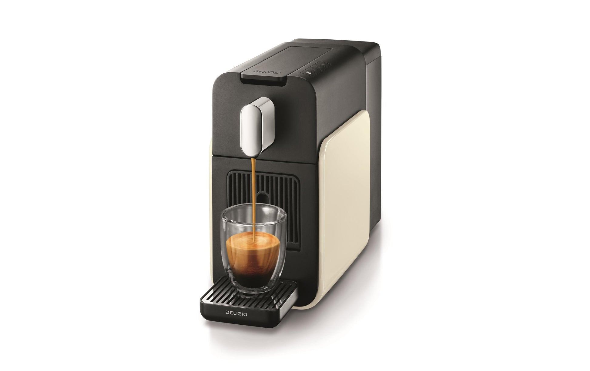 Delizio Brava 10196244 Kapselmaschine – für Delizio-Kapseln, 19 bar, 1,3 l, Weiss