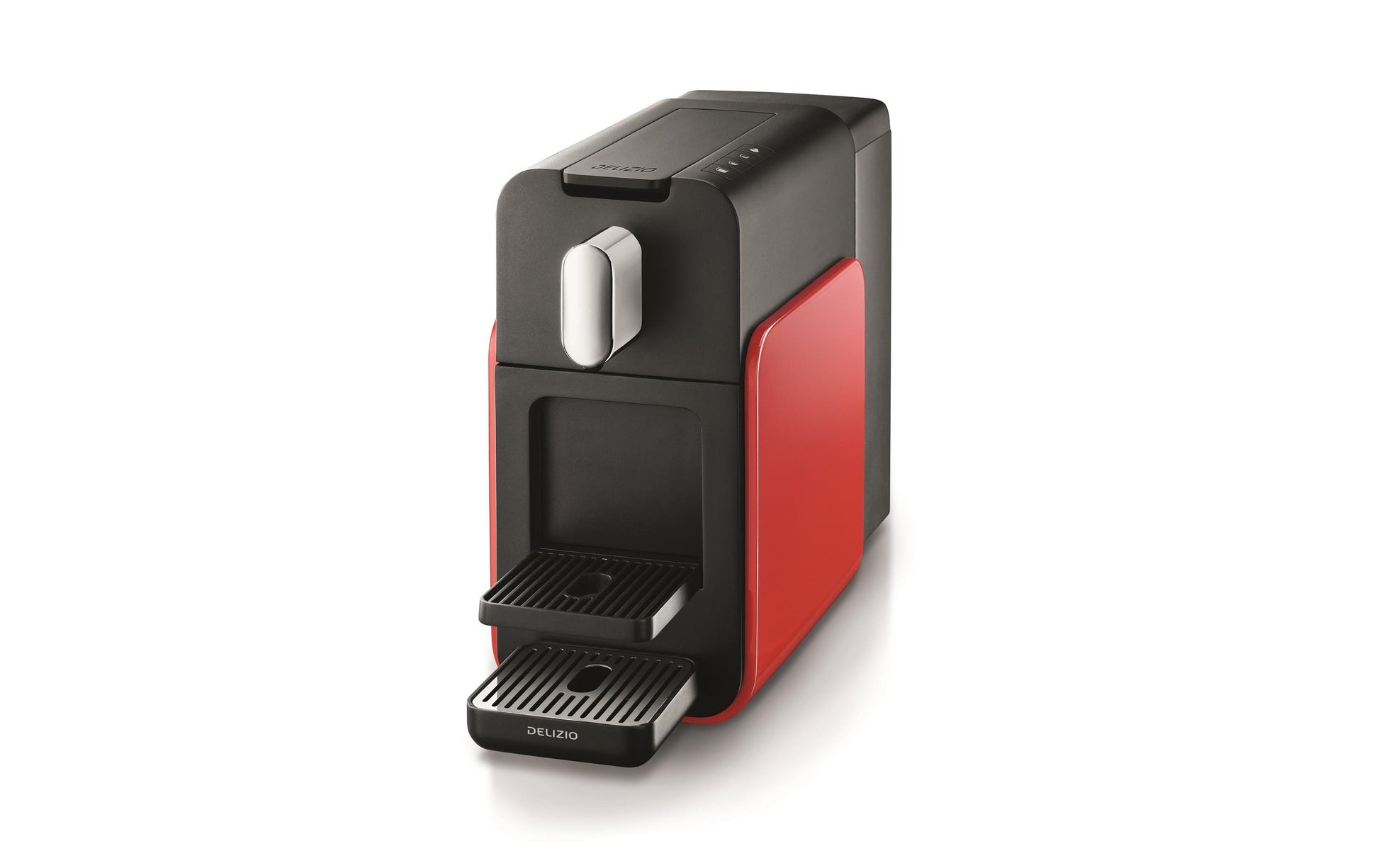 Delizio Brava 10196198 Kapselmaschine – für Delizio-Kapseln, 19 bar, 1,3 l, Rot