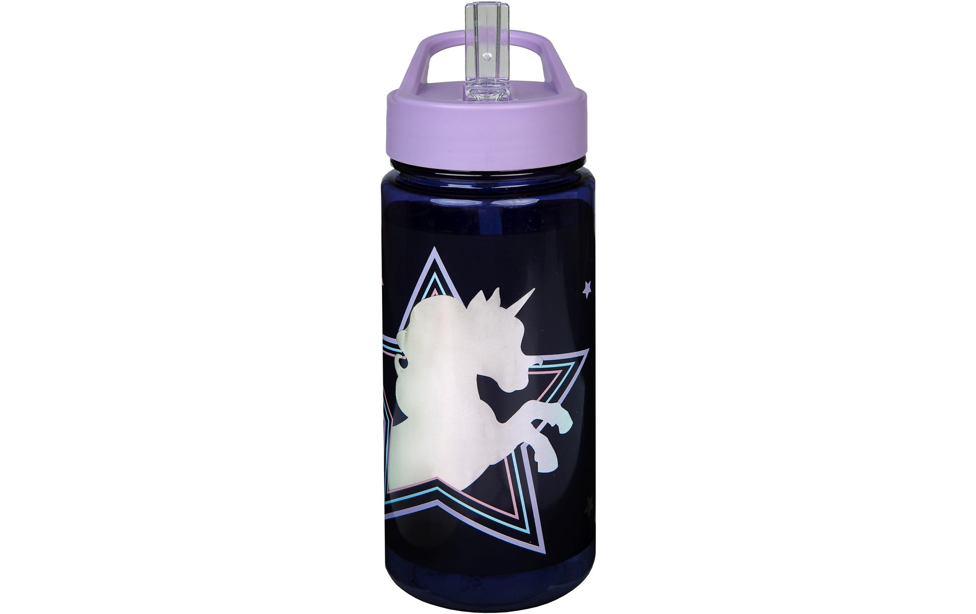 Scooli AERO Dreamland Kindertrinkflasche 500 ml – mit Strohhalm, Kunststoff, Einhorn