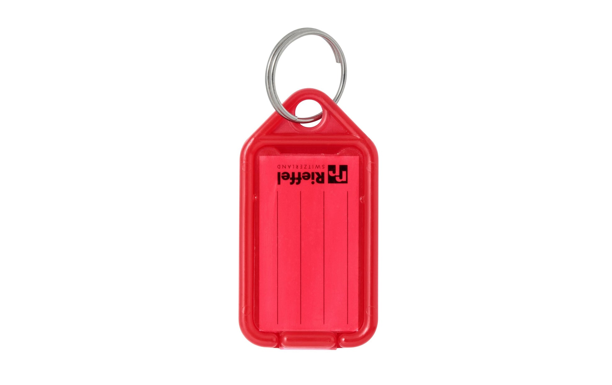 Robert rieffel Rieffel Schlüsselanhänger – Kunststoff, Rot, 38 × 22 mm, 10er-Pack