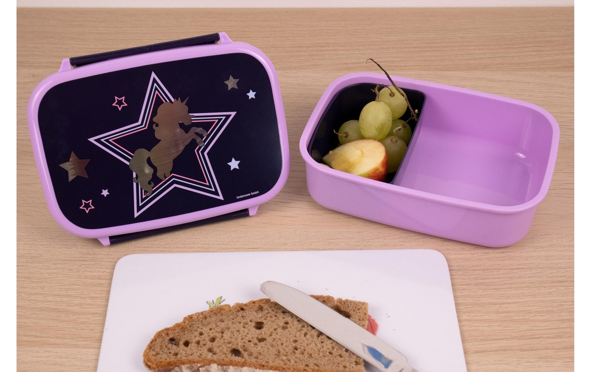 Scooli Dreamland – Lunchbox, 13,5 × 18 × 6 cm, violett