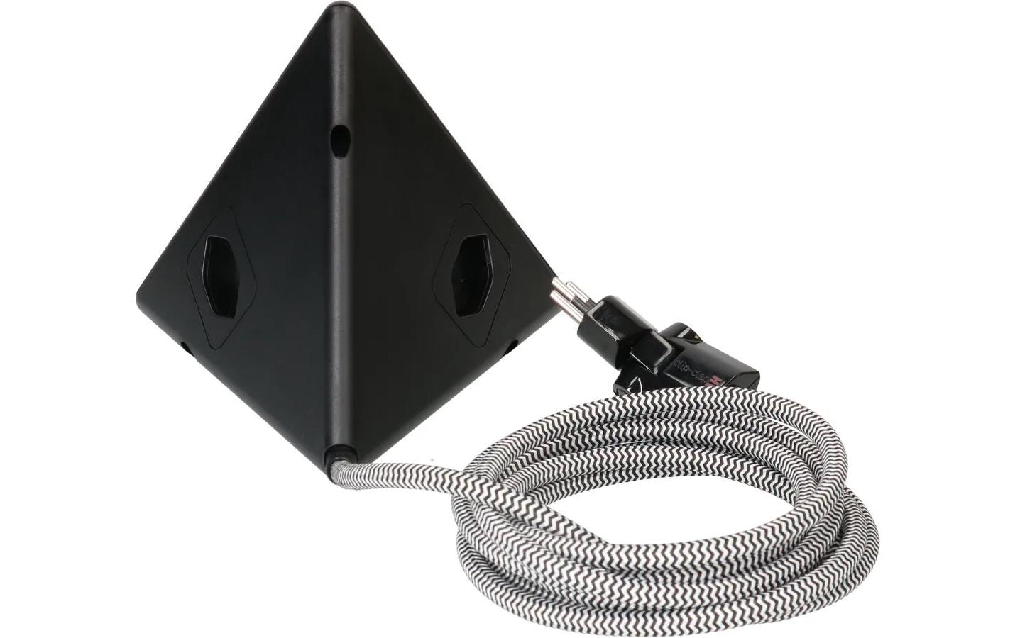 Max Hauri AG Max Hauri Steckdosenleiste, 2×T13, 1×USB‑A + 1×USB‑C, 2,5 m, Eingang T12, Überstromschutz – Schwarz