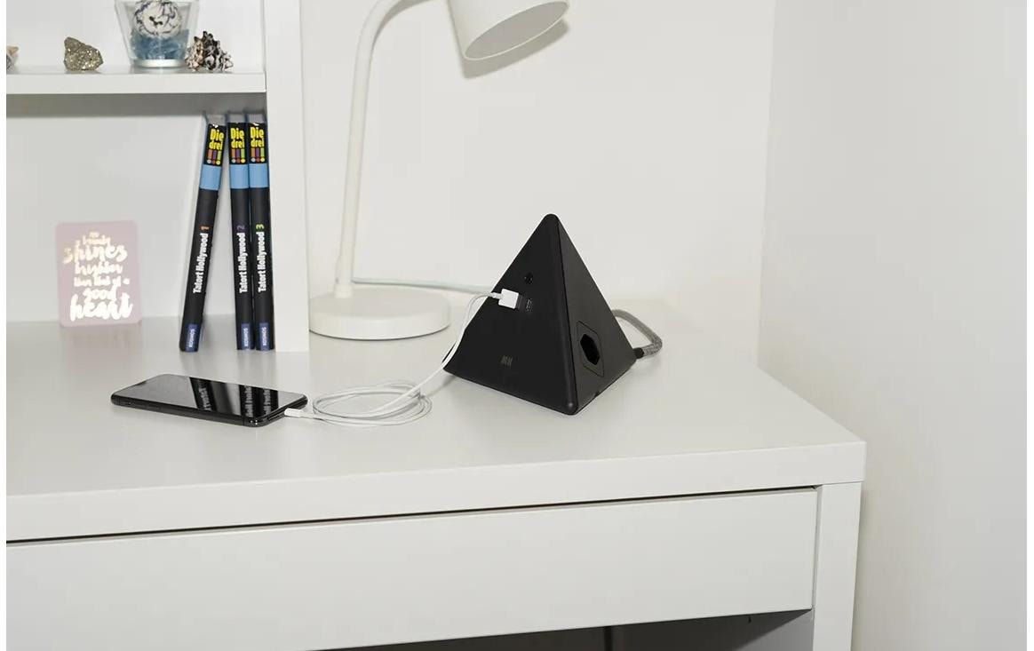 Max Hauri AG Max Hauri Steckdosenleiste, 2×T13, 1×USB‑A + 1×USB‑C, 2,5 m, Eingang T12, Überstromschutz – Schwarz