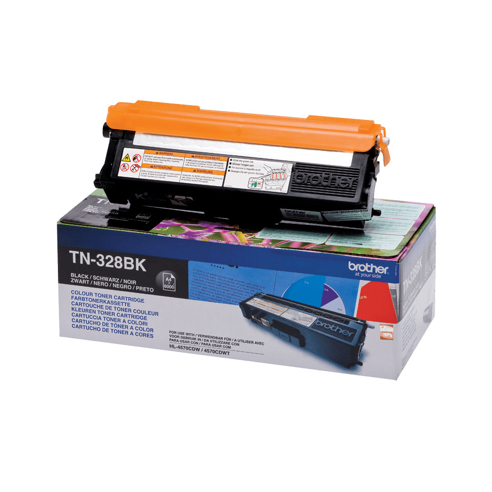 Brother Toner – schwarz, 6000 Seiten – für Farb-Laserdrucker/Multifunktionsgeräte