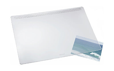 Laufer Läufer – Matton Schreibtischunterlage – 500 × 700 mm, matt, transparent, 1,1 mm
