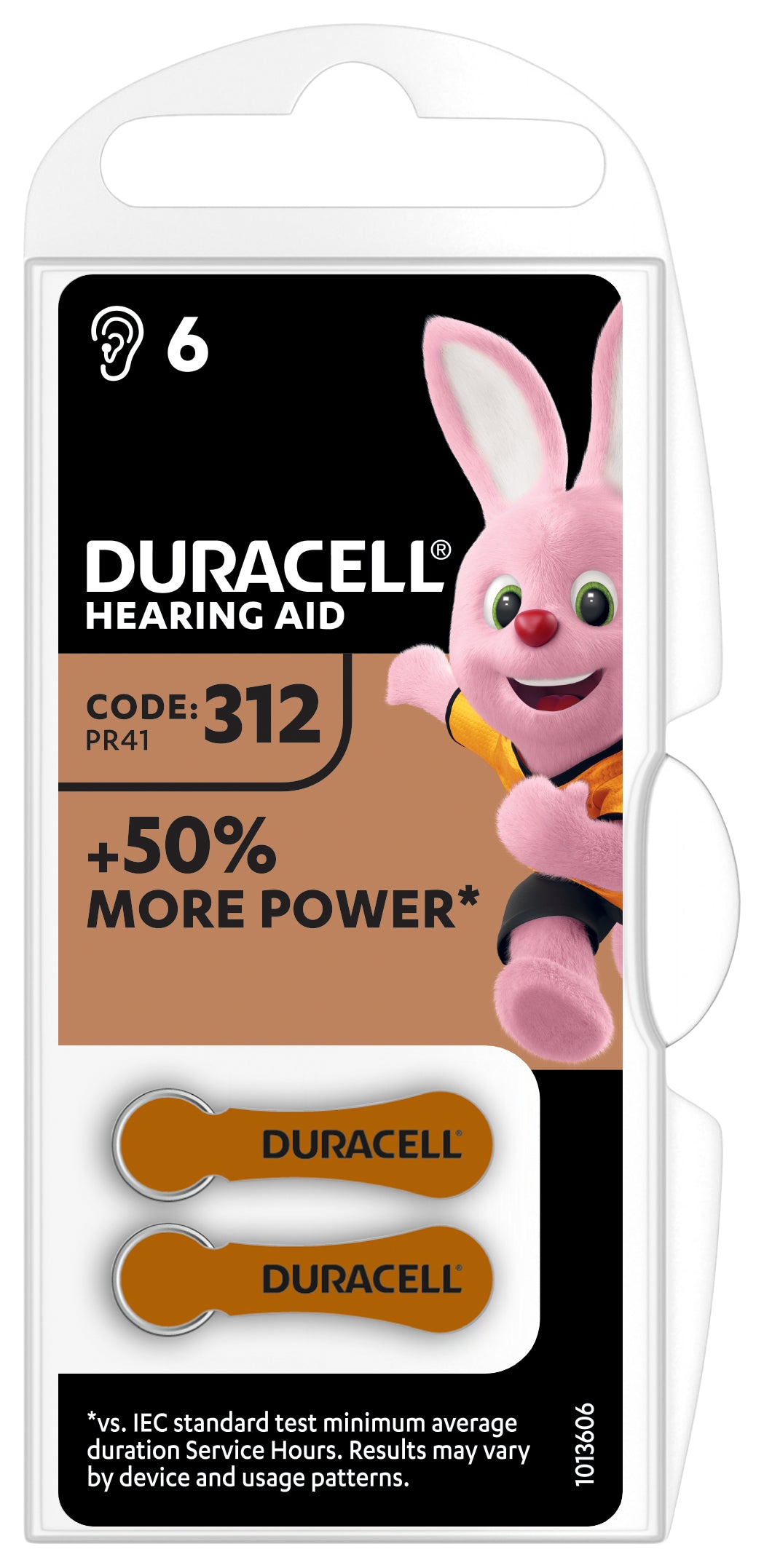 Duracell PR41 Akku 1,45 V 180 mAh 0,26 Wh Zink-Luft – für Hörgeräte