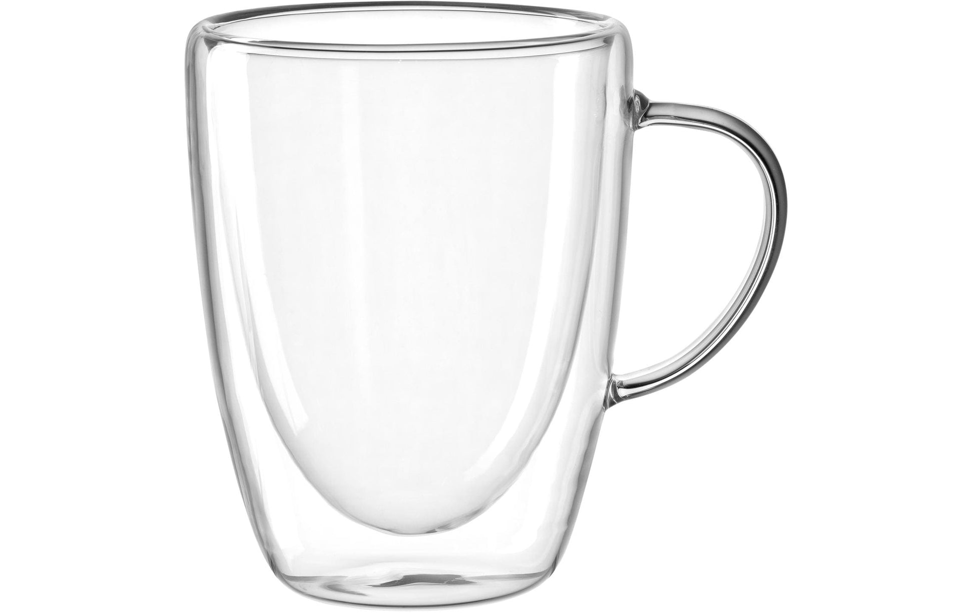 LEONARDO Kaffeetasse – 4er Set, 300 ml, Ø 9 cm, Borosilikatglas, doppelwandig