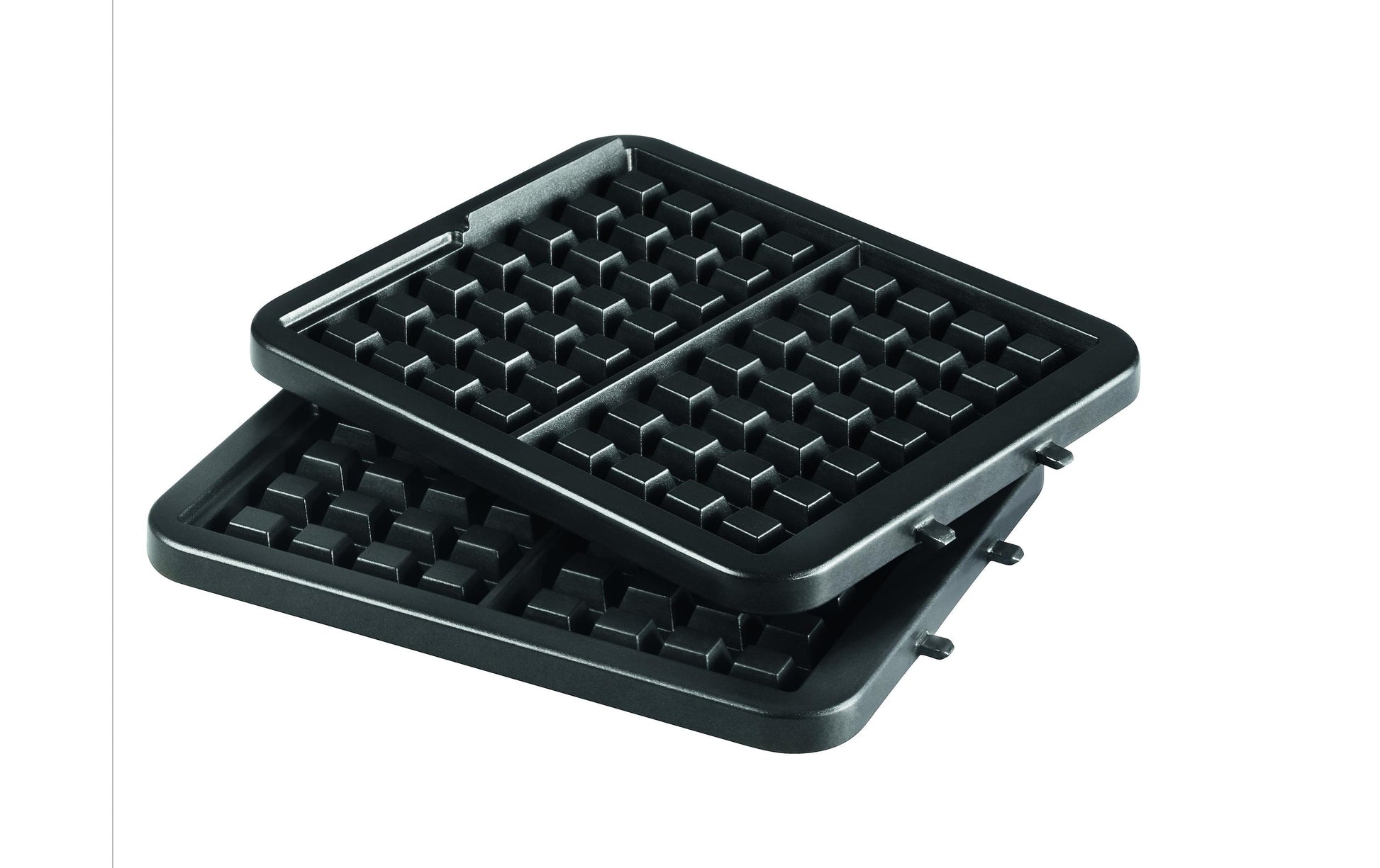 Tefal Waffeleisen WM755DCH – 2 Waffeln, 4in1 (Waffel/Toast/Panini/Grill), 1'200 W – Schwarz/Edelstahl