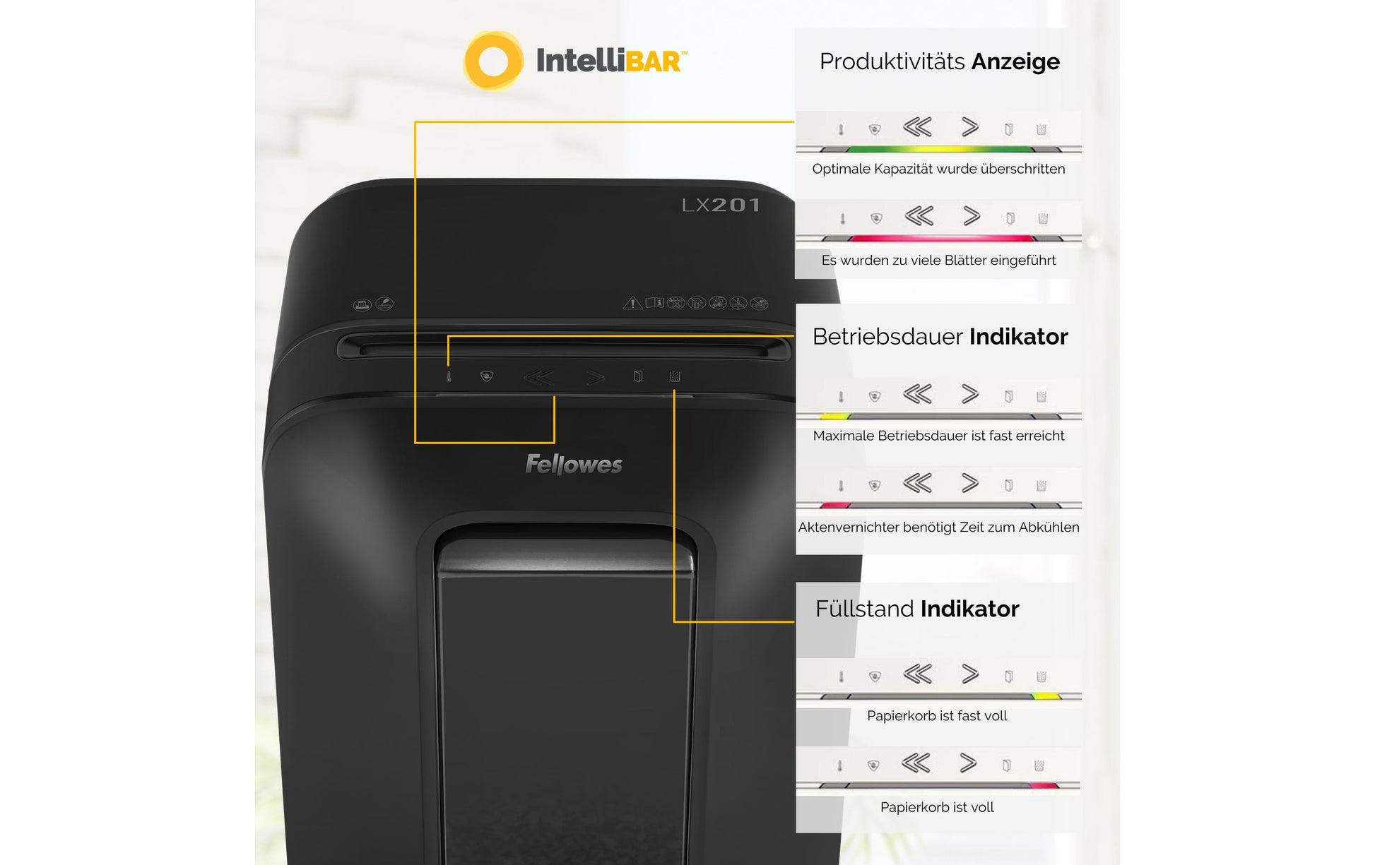 Fellowes LX201 – Aktenvernichter, DIN P-5, Mikroschnitt 2 × 12 mm, 12 Blatt, 22 l