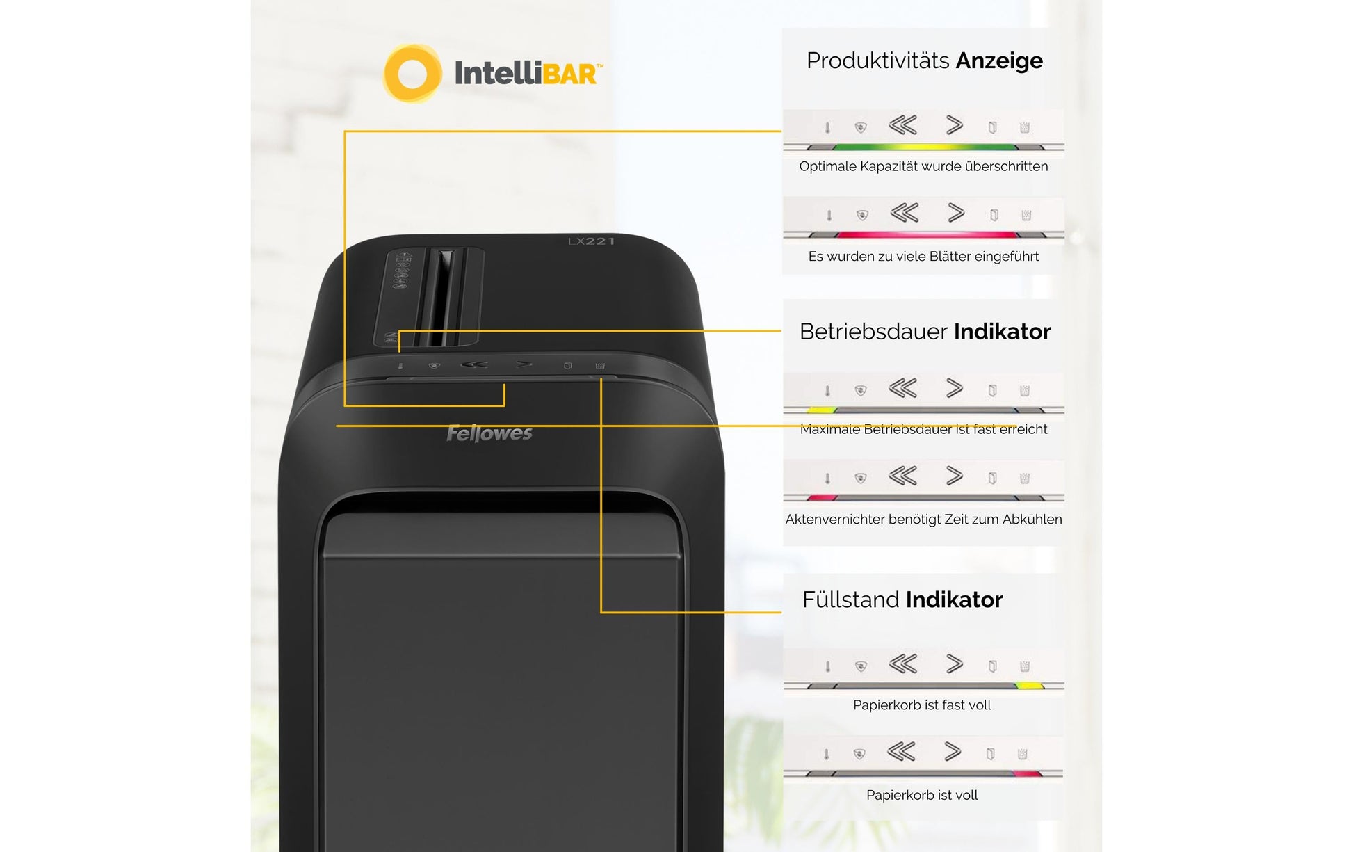 Fellowes LX221 – Aktenvernichter, DIN P-5, Mikroschnitt 2 × 12 mm, 20 Blatt, 30 l
