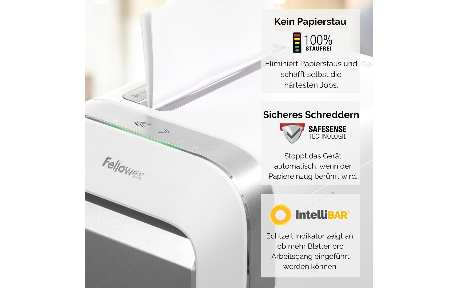 Fellowes LX221 – Aktenvernichter, DIN P-5, Mikroschnitt 7 mm, 20 Blatt, 30 l