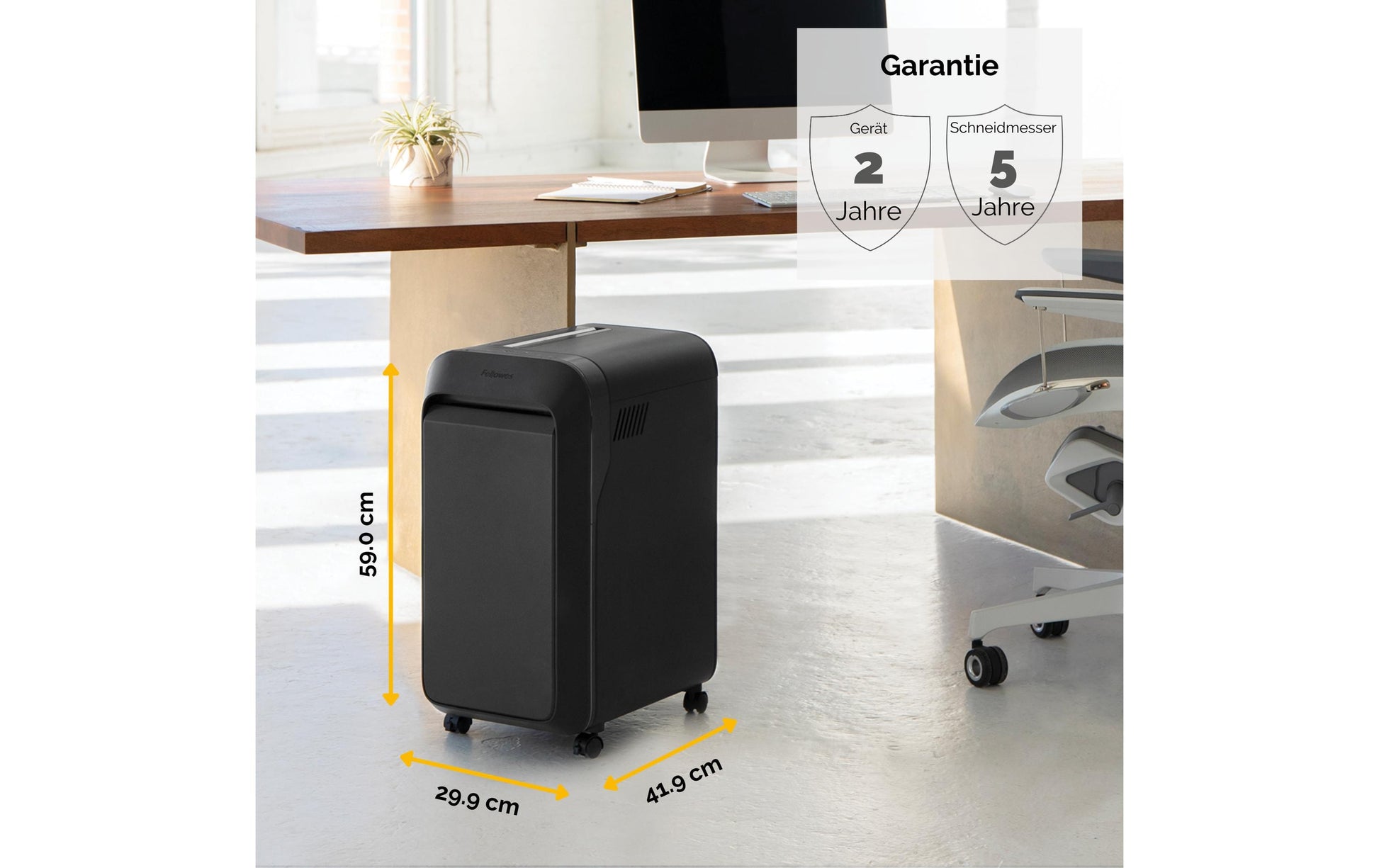 Fellowes LX221 – Aktenvernichter, DIN P-5, Mikroschnitt 2 × 12 mm, 20 Blatt, 30 l