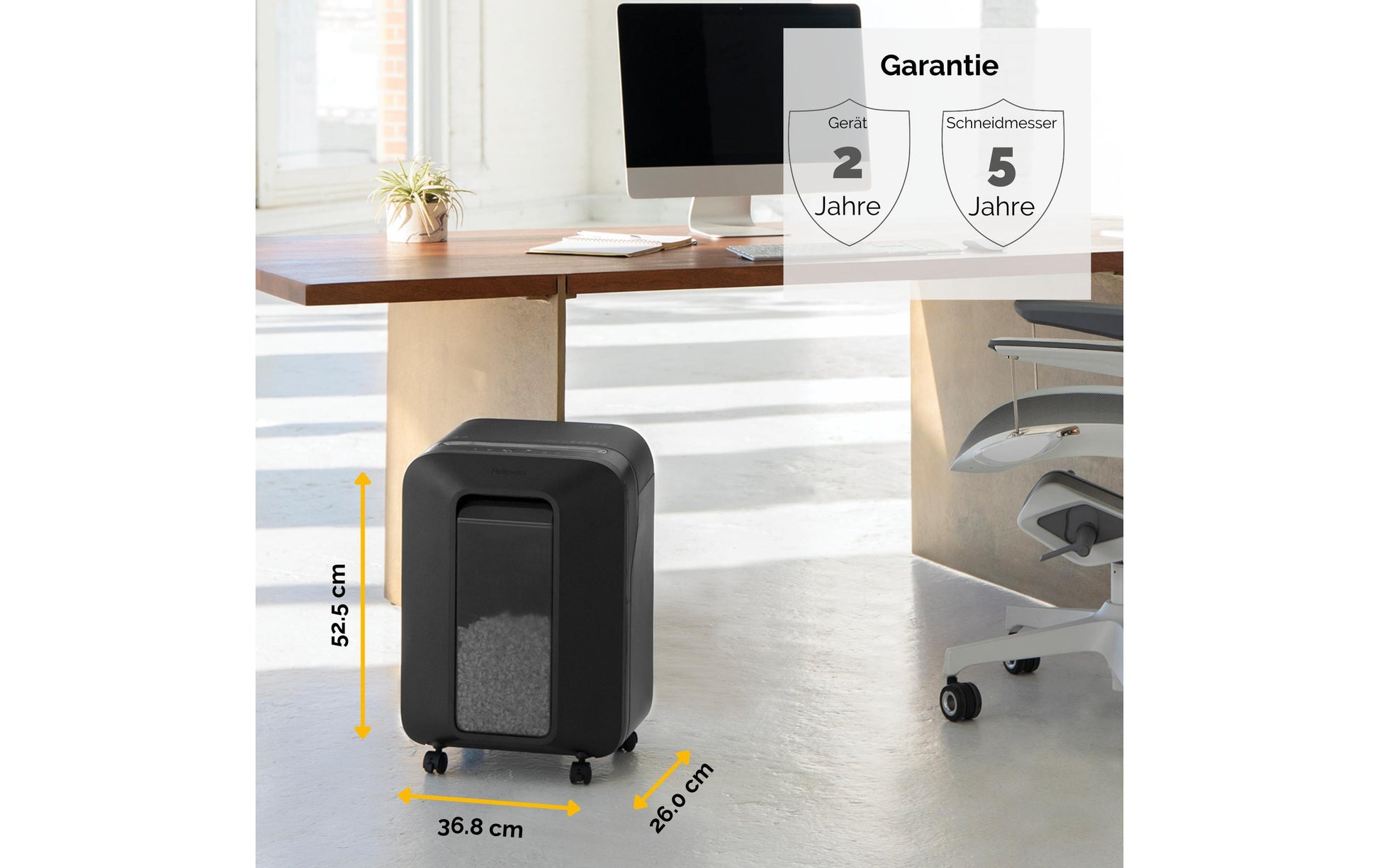 Fellowes LX201 – Aktenvernichter, DIN P-5, Mikroschnitt 2 × 12 mm, 12 Blatt, 22 l