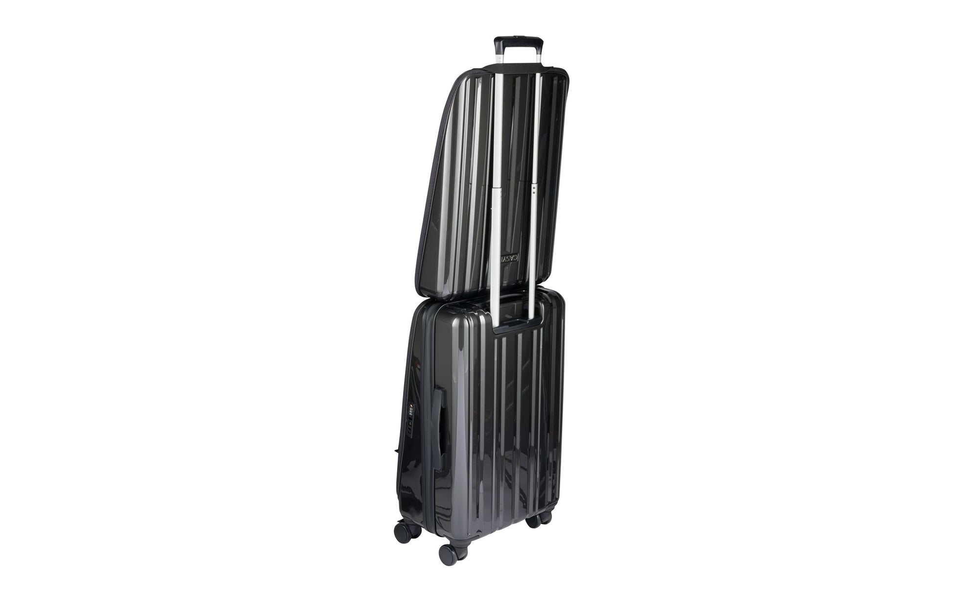 Casyro Trolley – 80 l, Hartschale PC, 4 Rollen, mit TSA, anthrazit