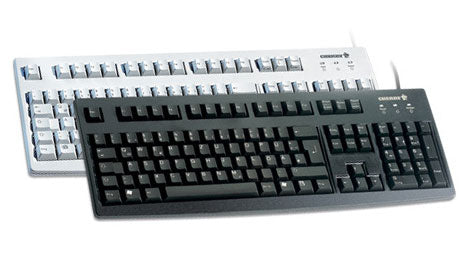 CHERRY G83-6105 – Tastatur, kabelgebunden (USB), HU-Layout (HU), Grau