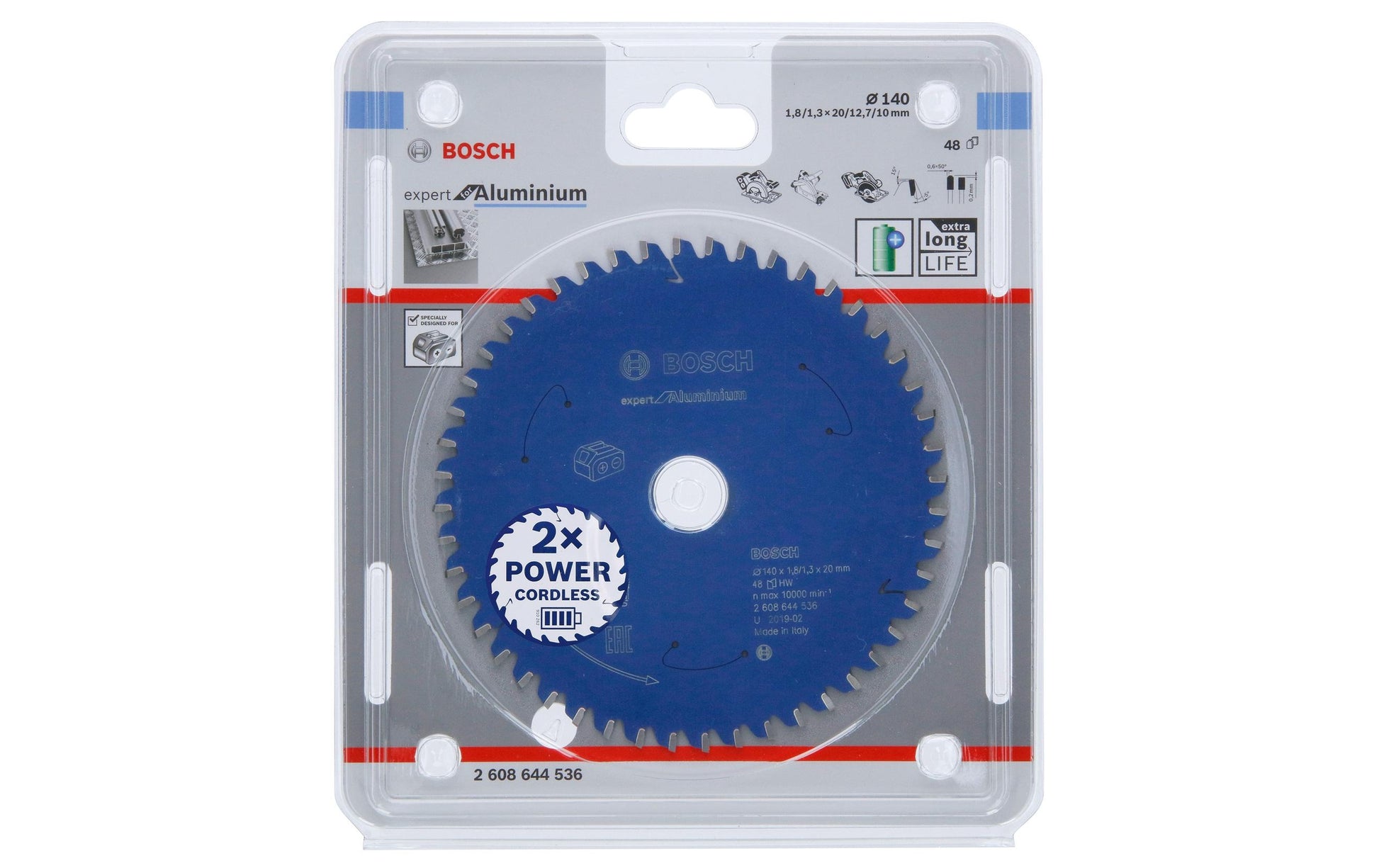 Bosch Professional – Kreissägeblatt, Expert, 140 mm × 20 mm
