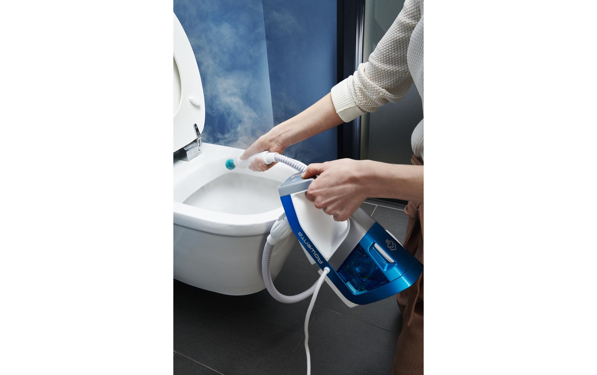 Rowenta Stabstaubsauger Clean & Steam Multi RY8544 – 2-in-1, 1700 W, 0,5 l, Netzbetrieb