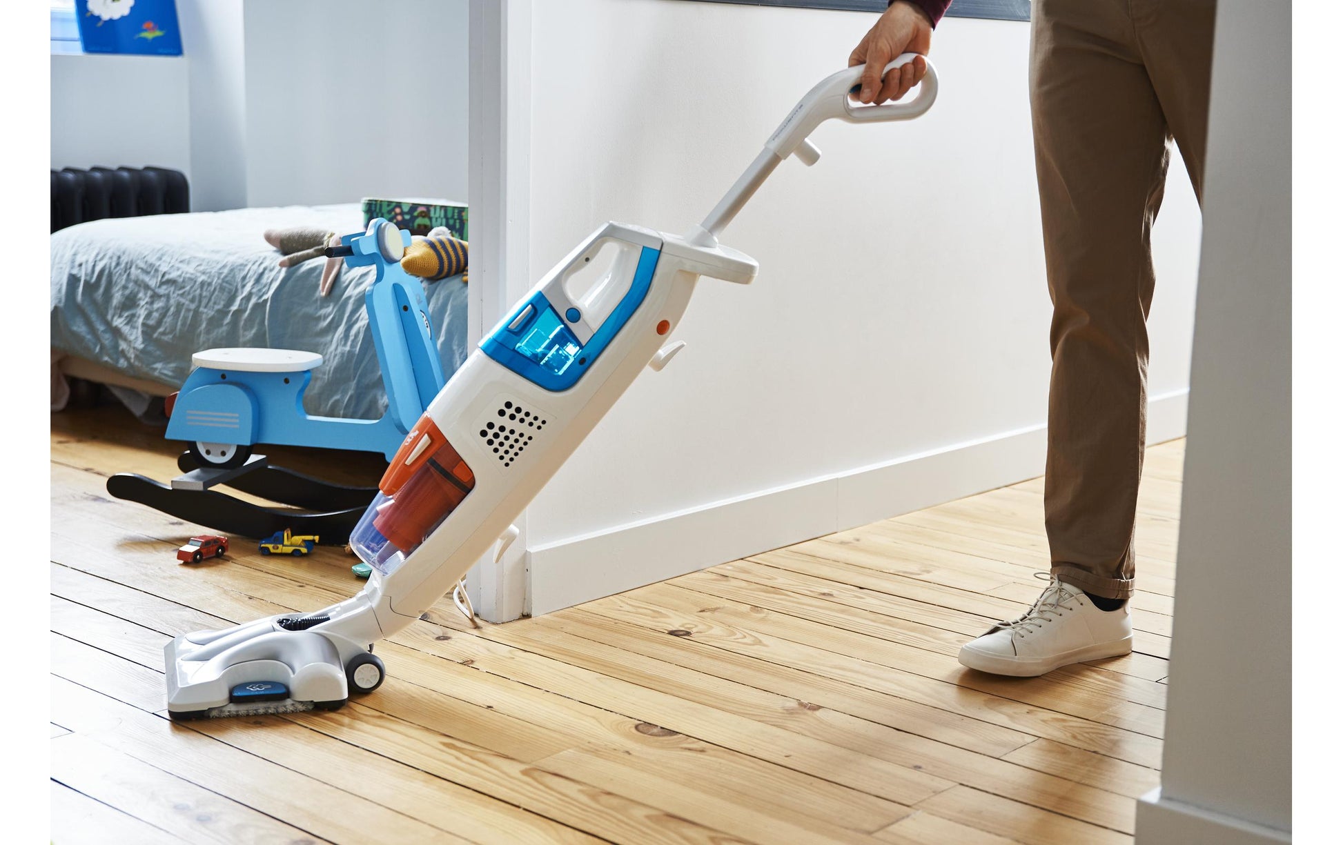 Rowenta Stabstaubsauger Clean & Steam Multi RY8544 – 2-in-1, 1700 W, 0,5 l, Netzbetrieb