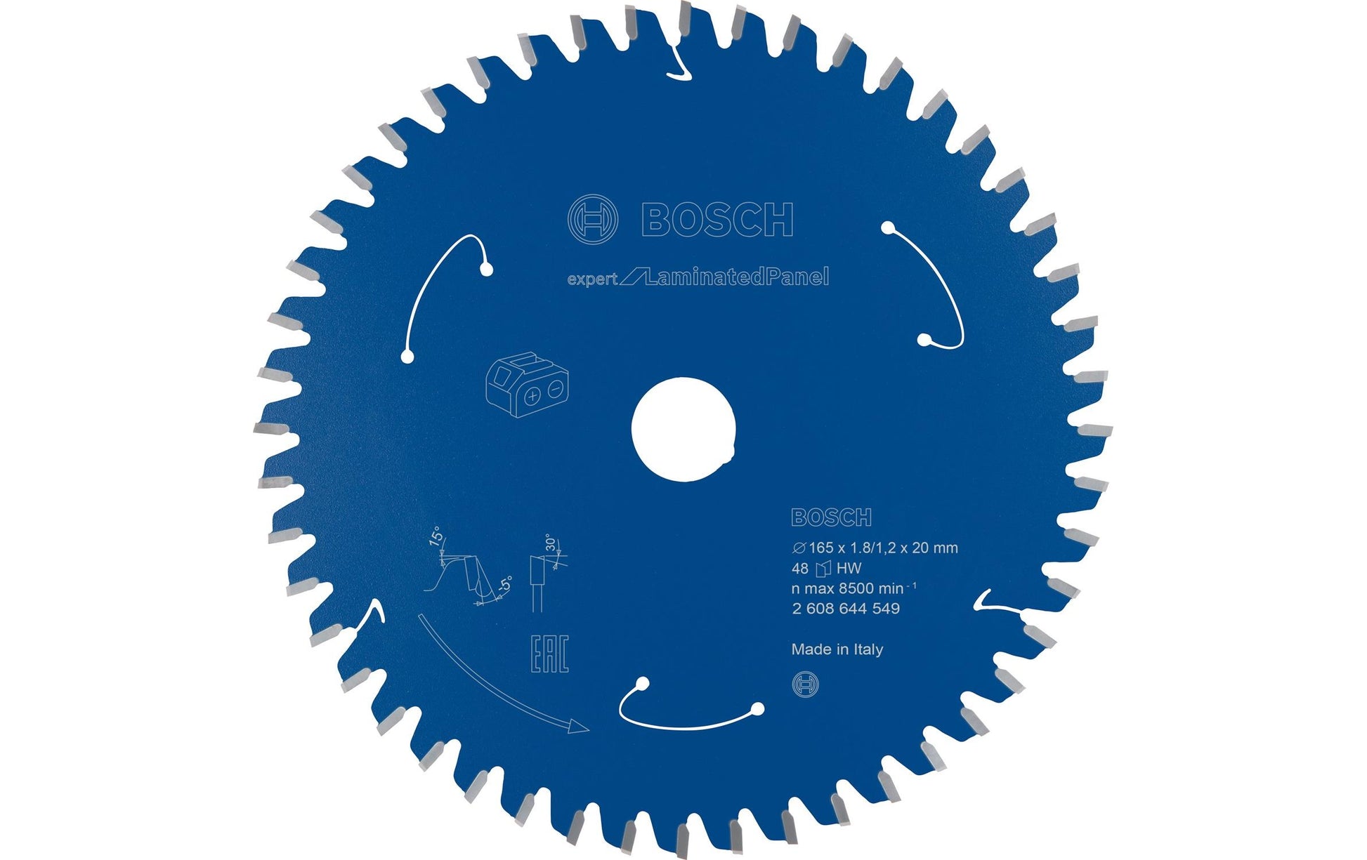 Bosch Kreissägeblatt Expert – 165 × 1,8 × 20 mm, 48 Zähne