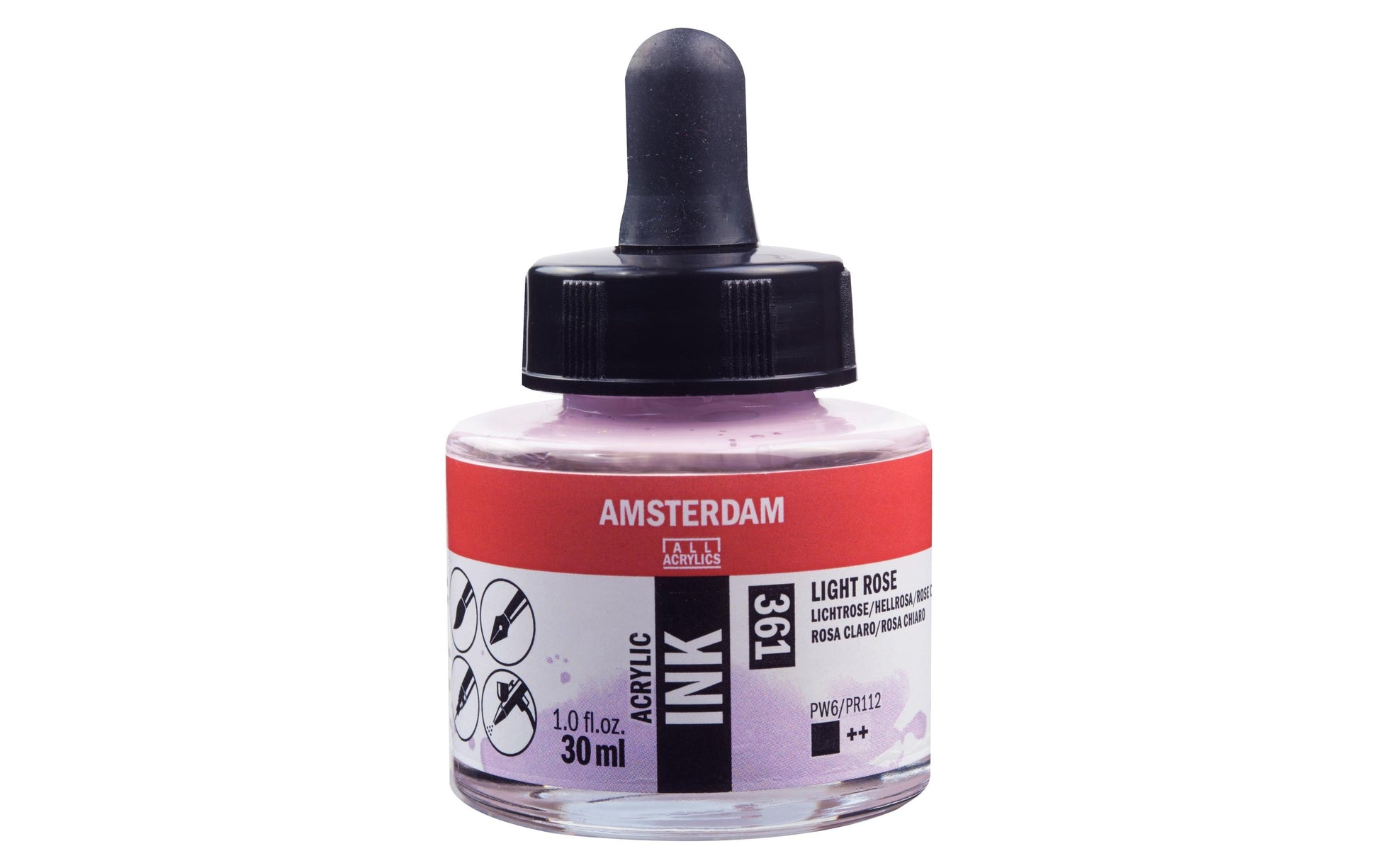 Royal Talens Amsterdam Acryltinte – Hellrosa, wasserfest – 30 ml