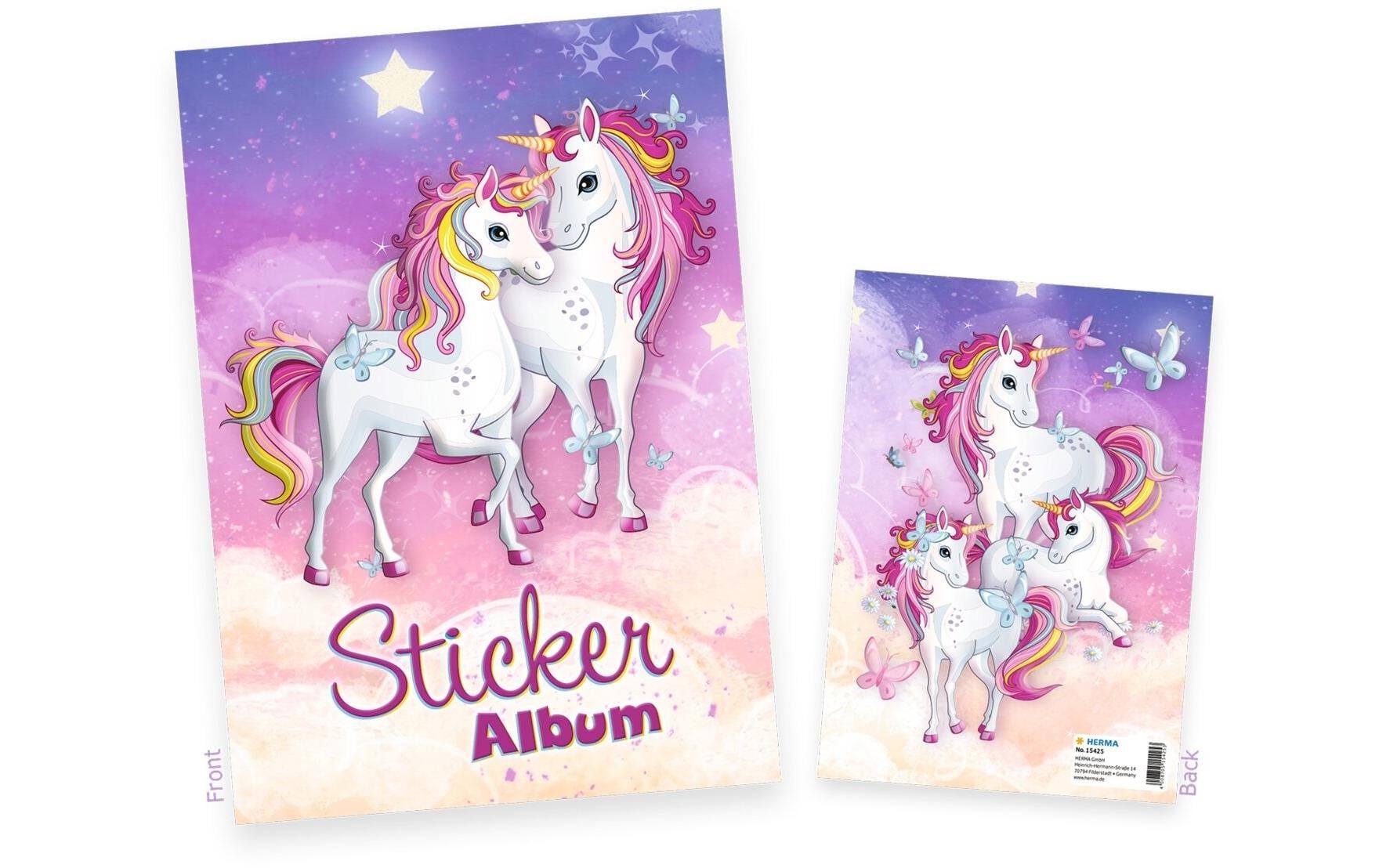 HERMA Stickeralbum – Einhorn Best Friends – Mehrfarbig – 148 × 210 mm