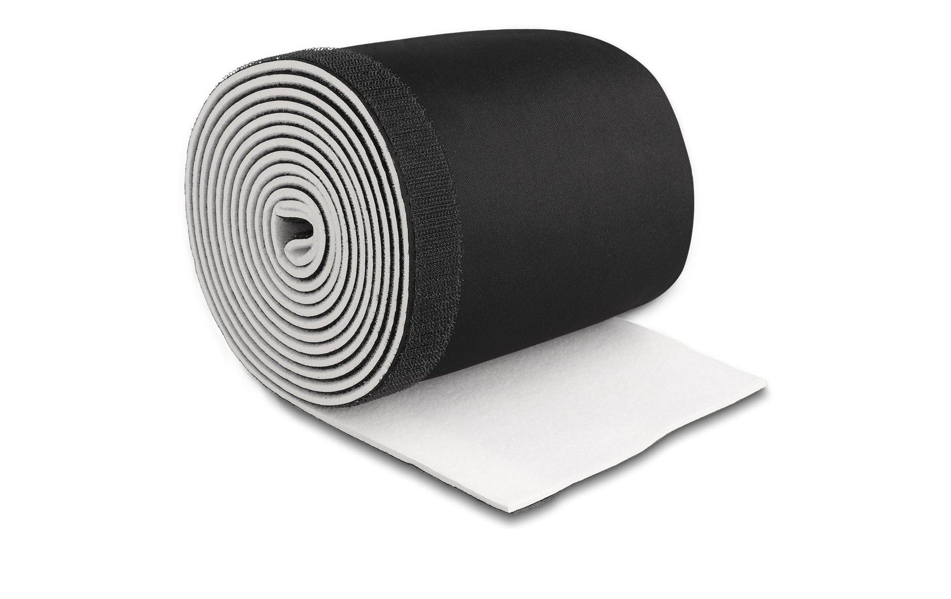 DeLOCK Kabelschlauch – Ø 35 mm – 3 m – Neopren – Schwarz/Weiss, Klettverschluss
